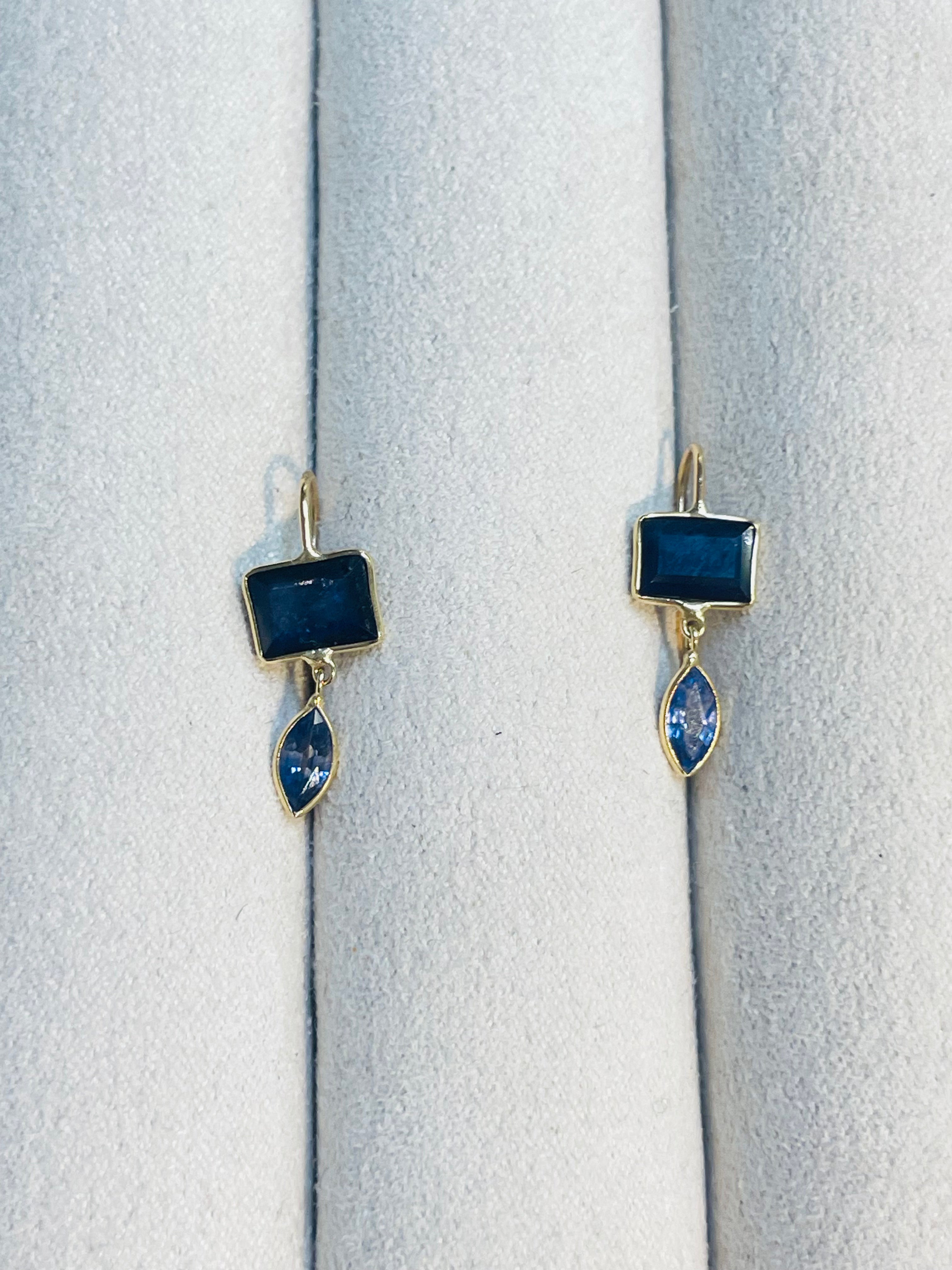 Mollie Francine 14K Yellow Gold Drop Earrings