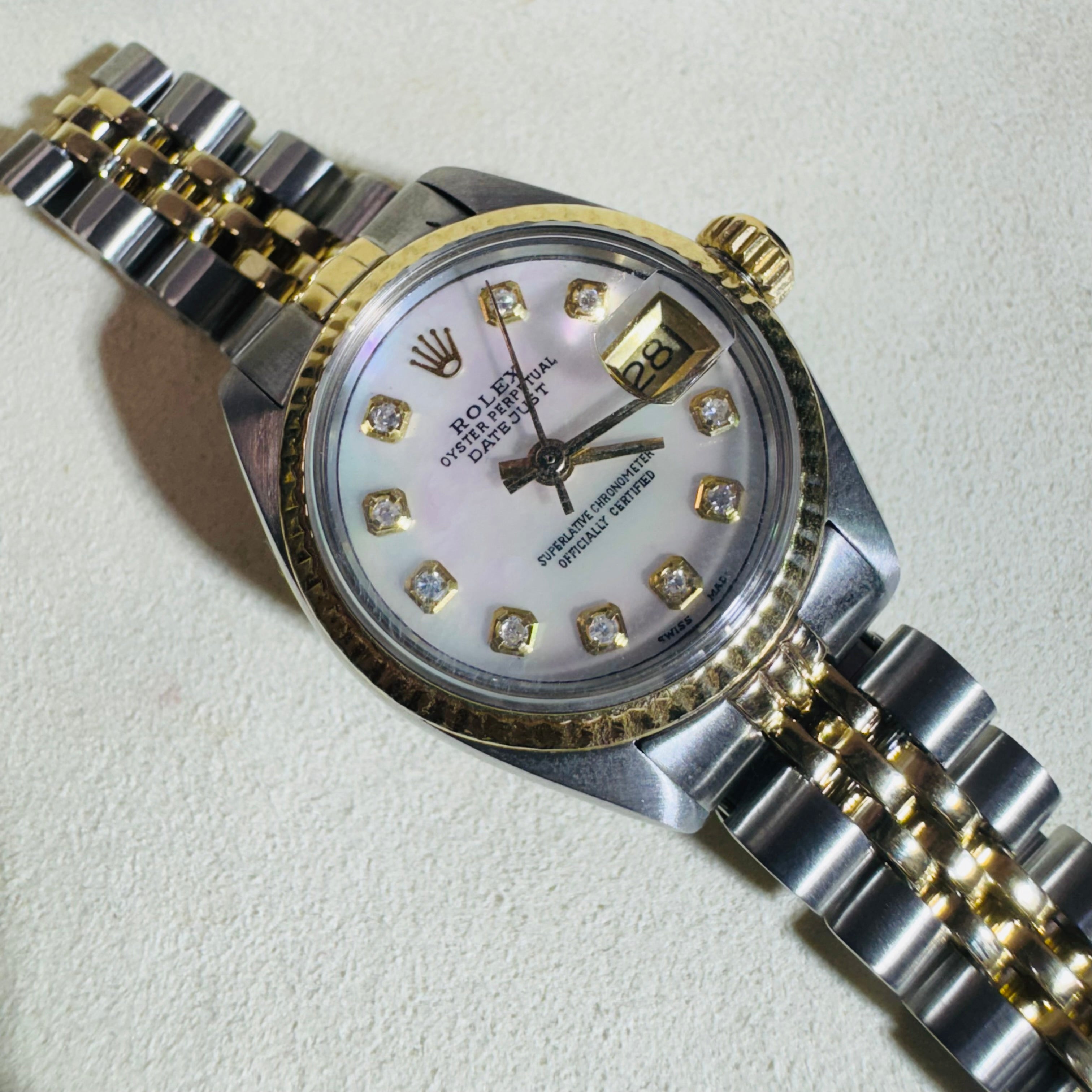 Stainless Steel & 14K Yellow Gold 26MM Oyster Perpetual Date Rolex Watch