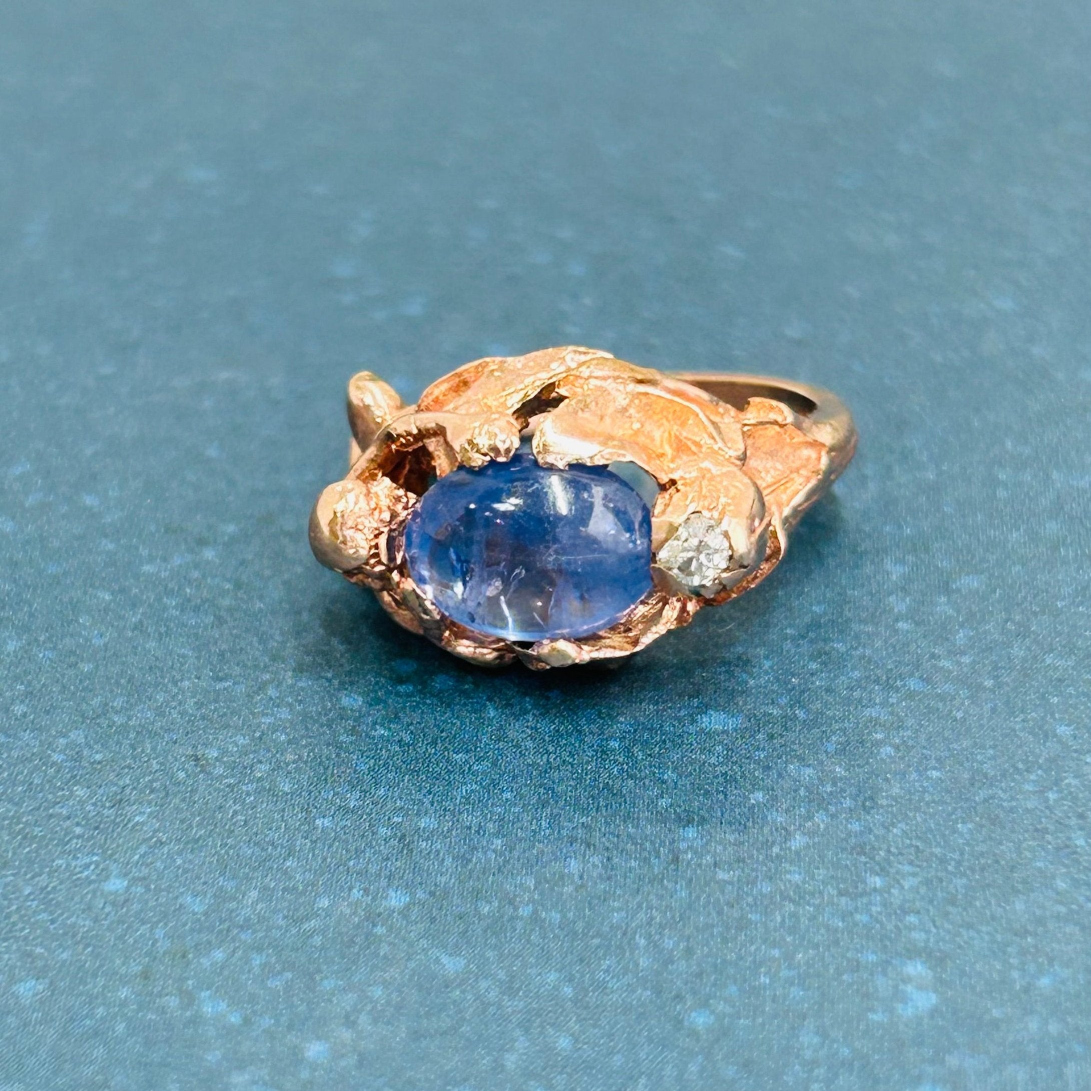 14k Yellow Gold Yellow Sapphire Ring Size 7.25