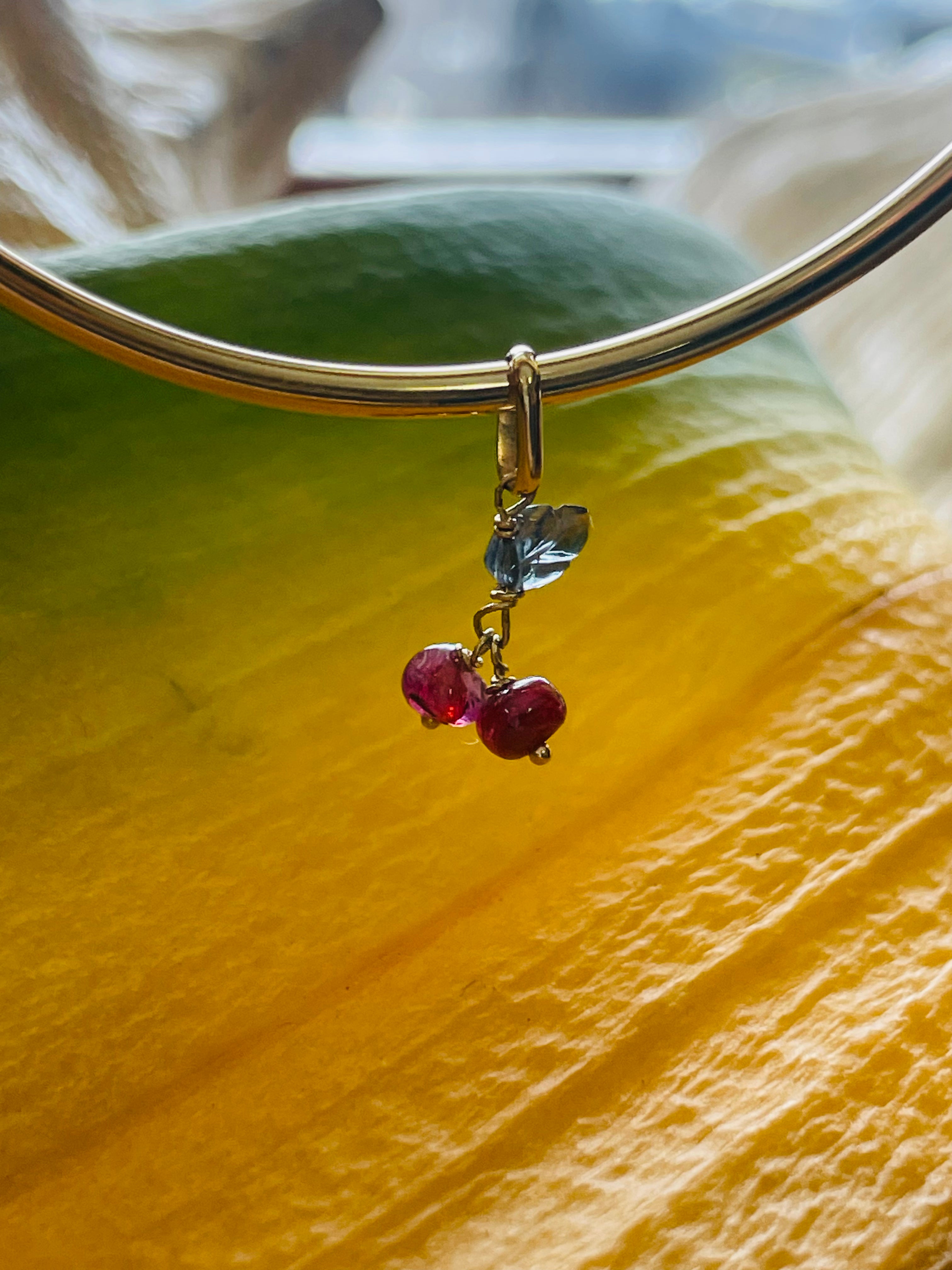 Ceris Rubi 14K Yellow Gold Charm Pendant