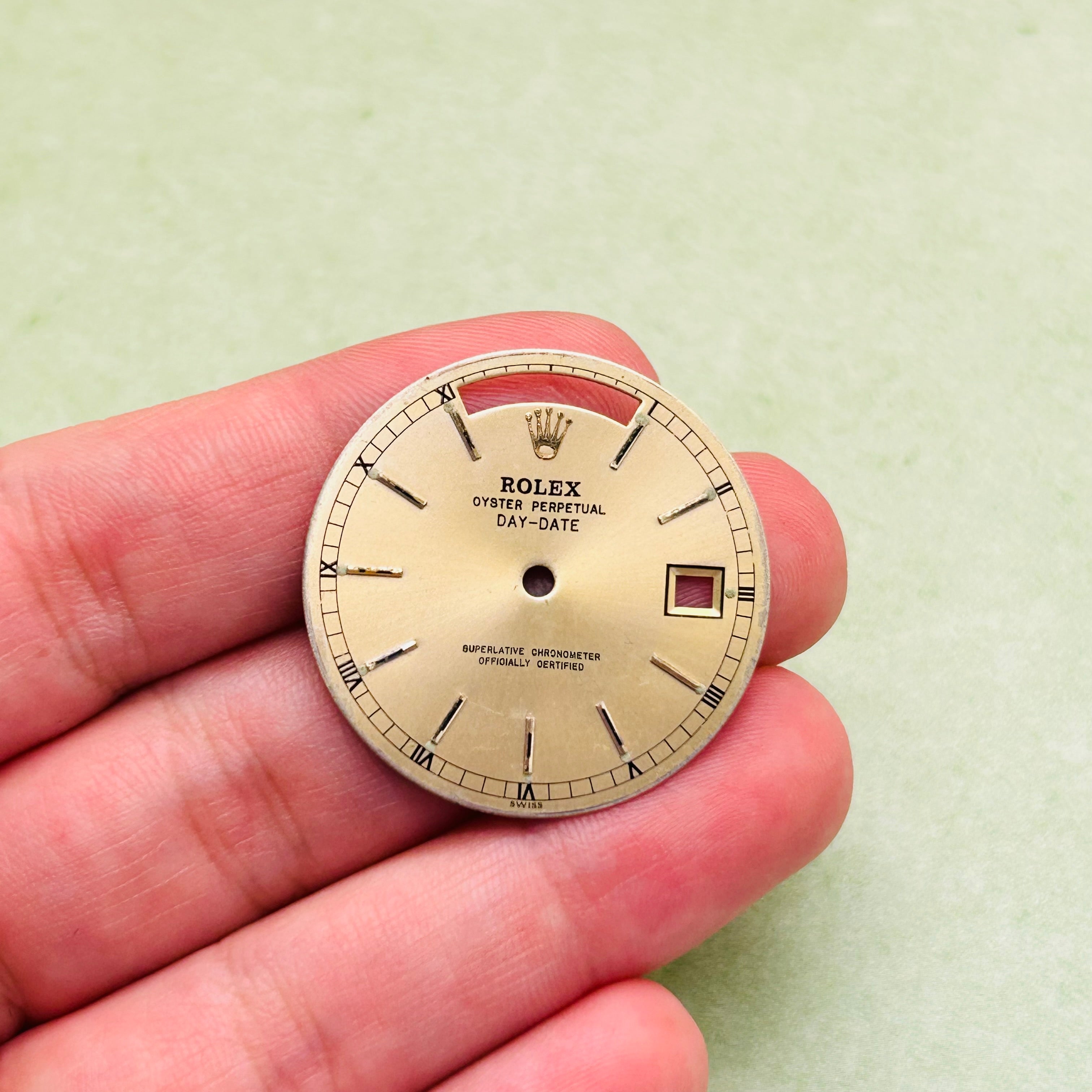 Champagne Stick Dial for 36mm Daydate Rolex Watch