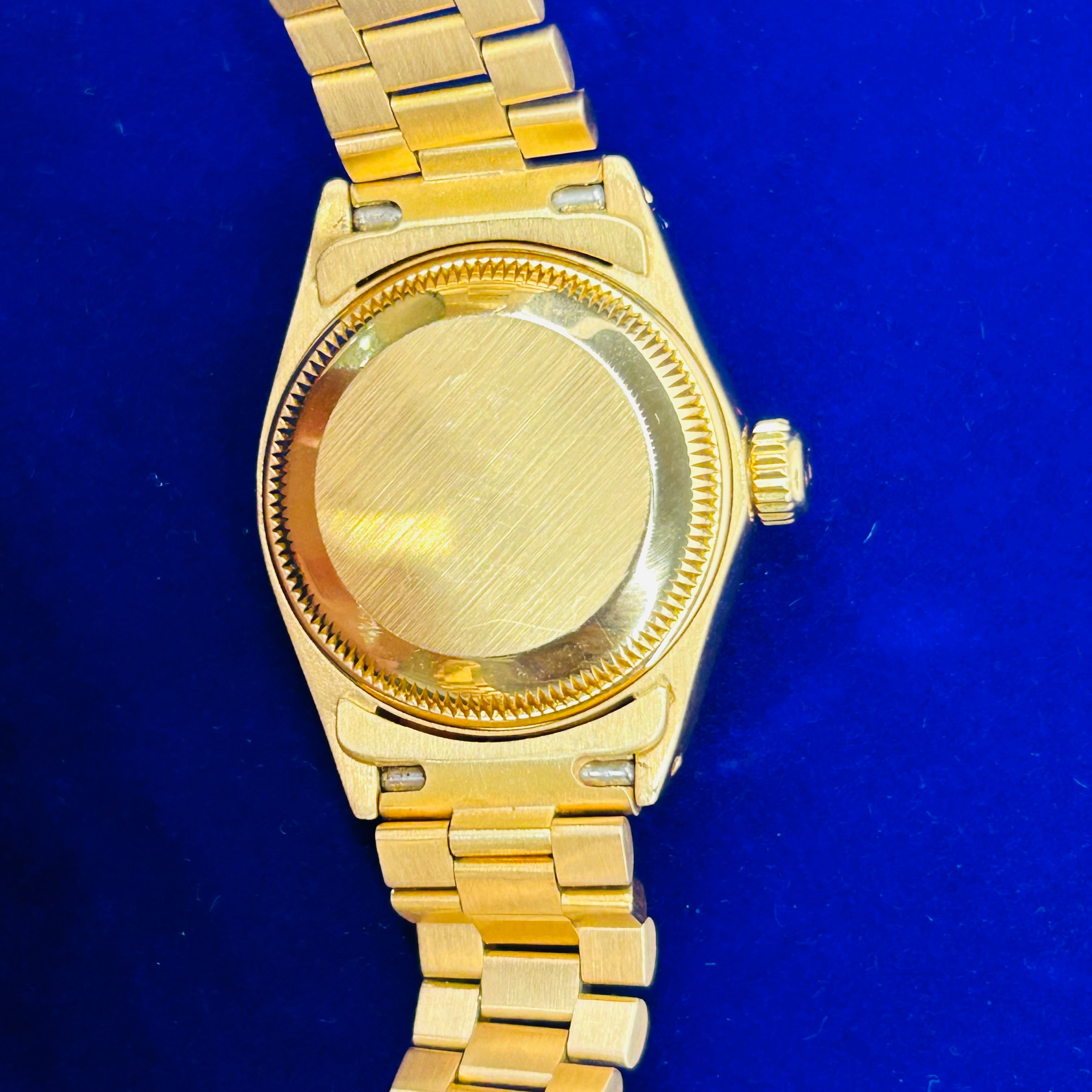Vintage 18K Yellow Gold 26MM Oyster Jubilee Perpetual Datejust Rolex Watch