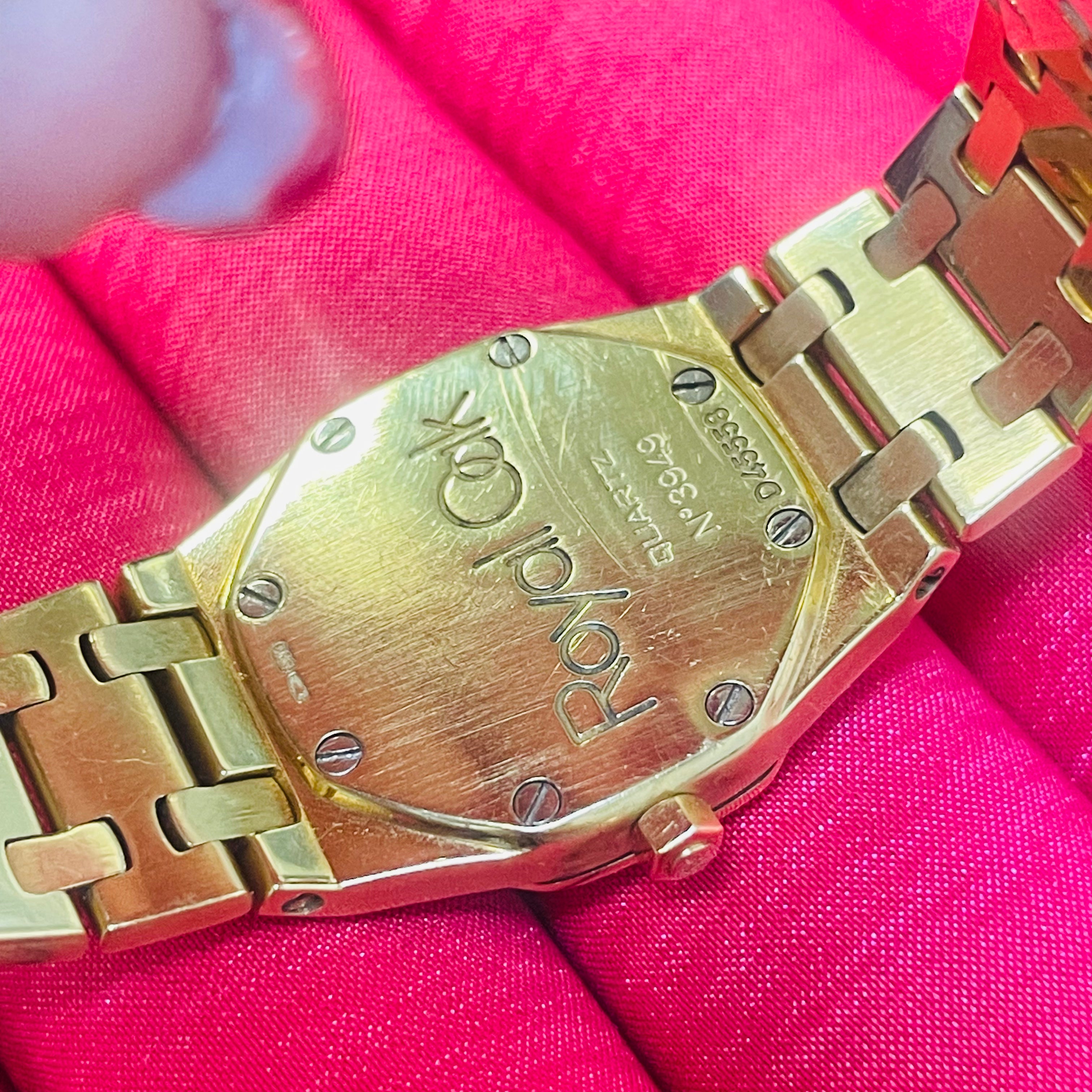 24mm Audemars Piguet Solid 18K Yellow Gold Ladies Wristwach AP