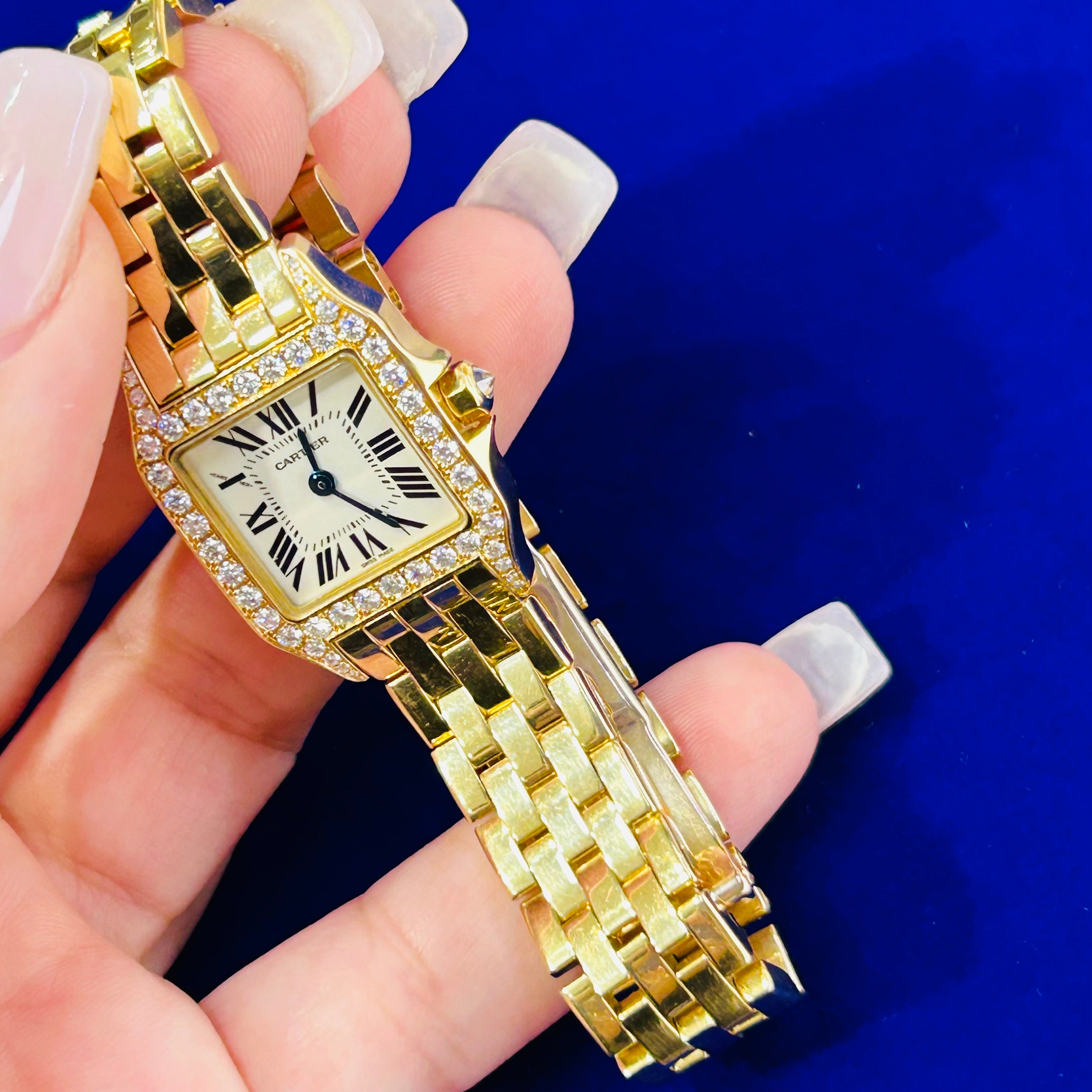 20mm Cartier 18K Yellow Gold Santos Demoiselle Wrist Watch 2014