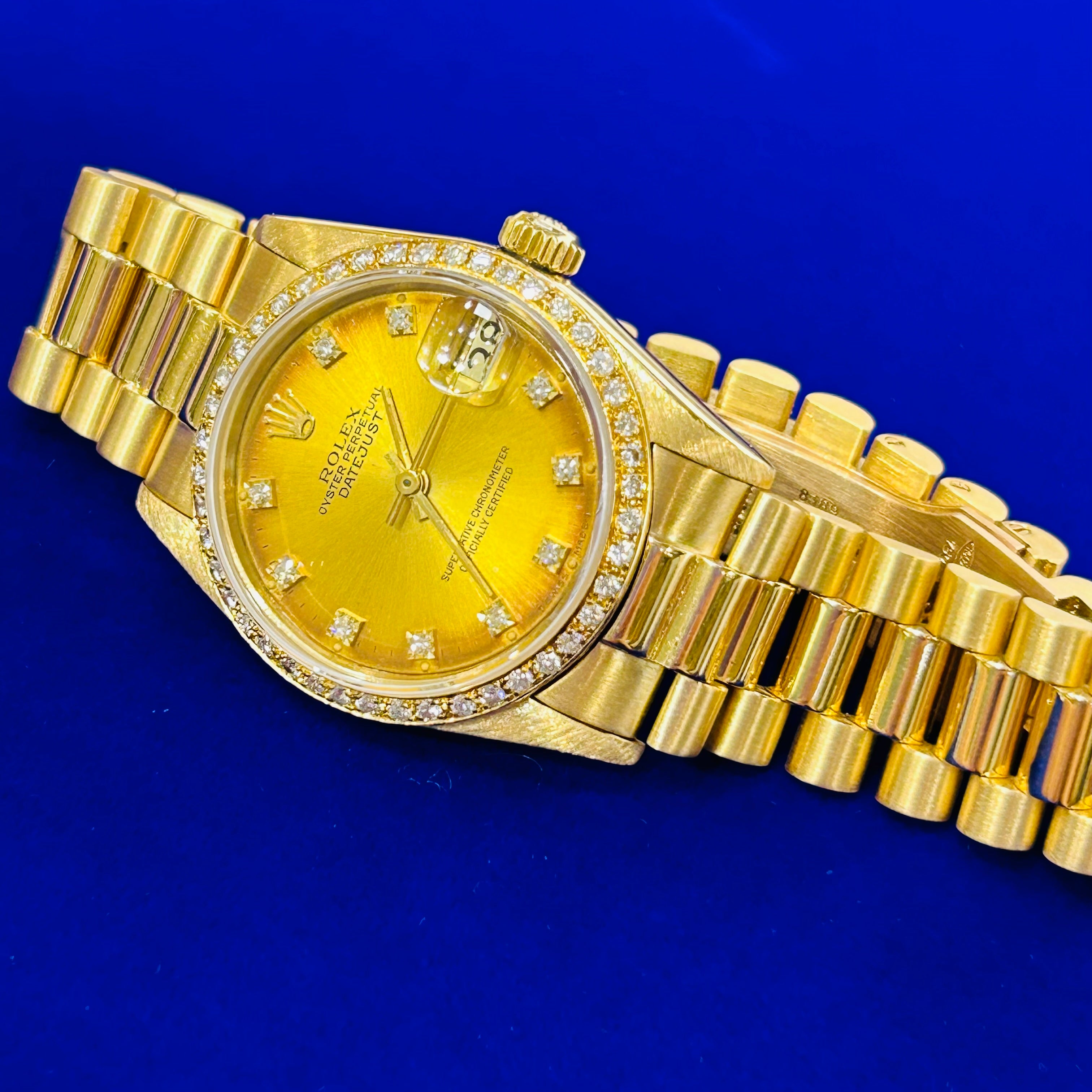 31mm President 18K Yellow Gold Rolex Watch 1988