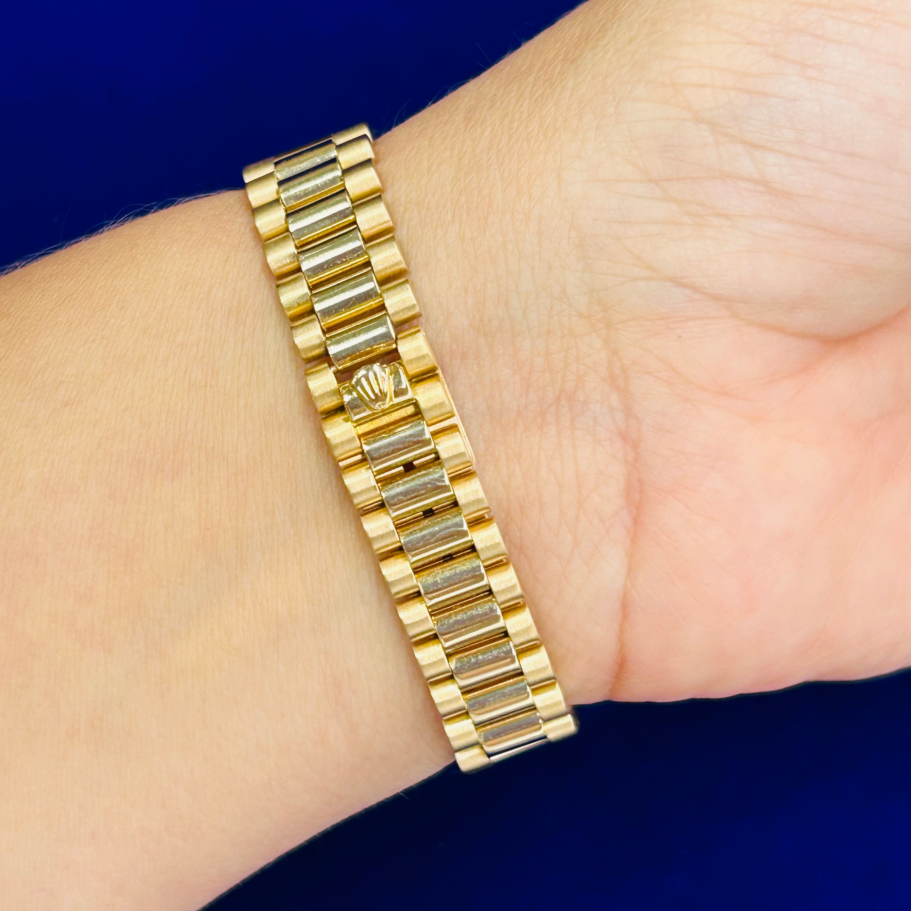 Vintage 18K Yellow Gold 26MM Oyster Jubilee Perpetual Datejust Rolex Watch