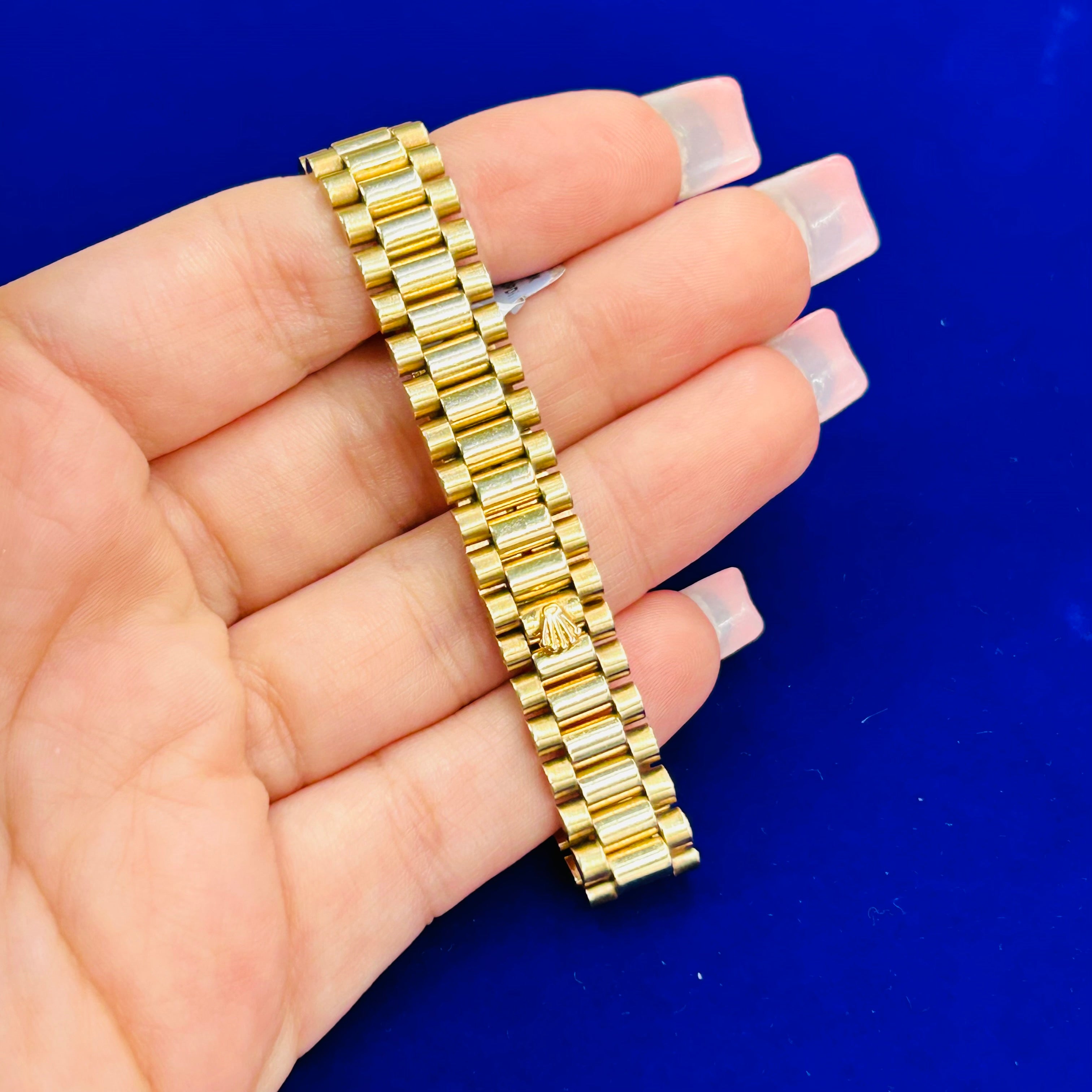 Vintage 18K Yellow Gold 26MM Oyster Jubilee Perpetual Datejust Rolex Watch