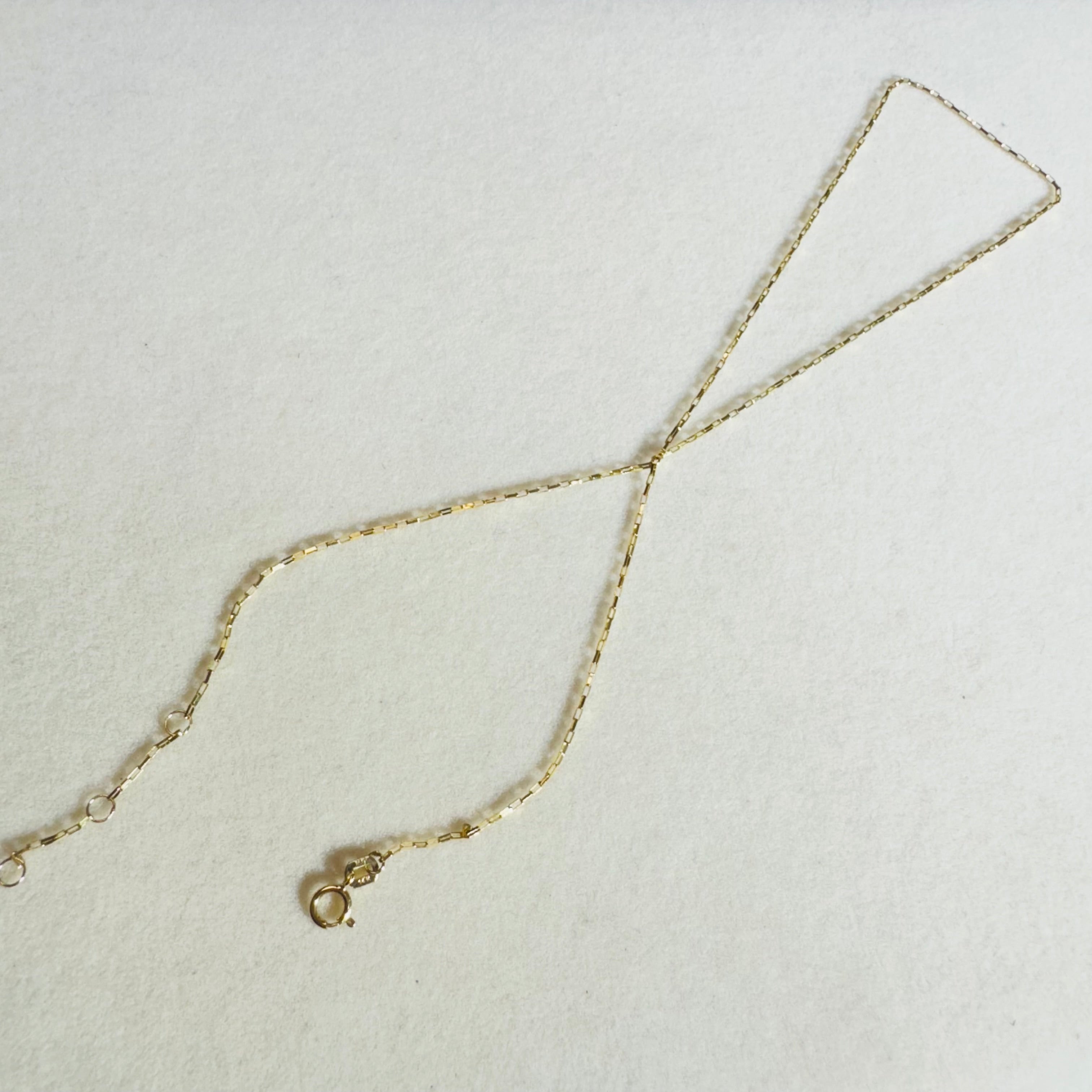 Unique Link X Style 14K Yellow Gold HandChain