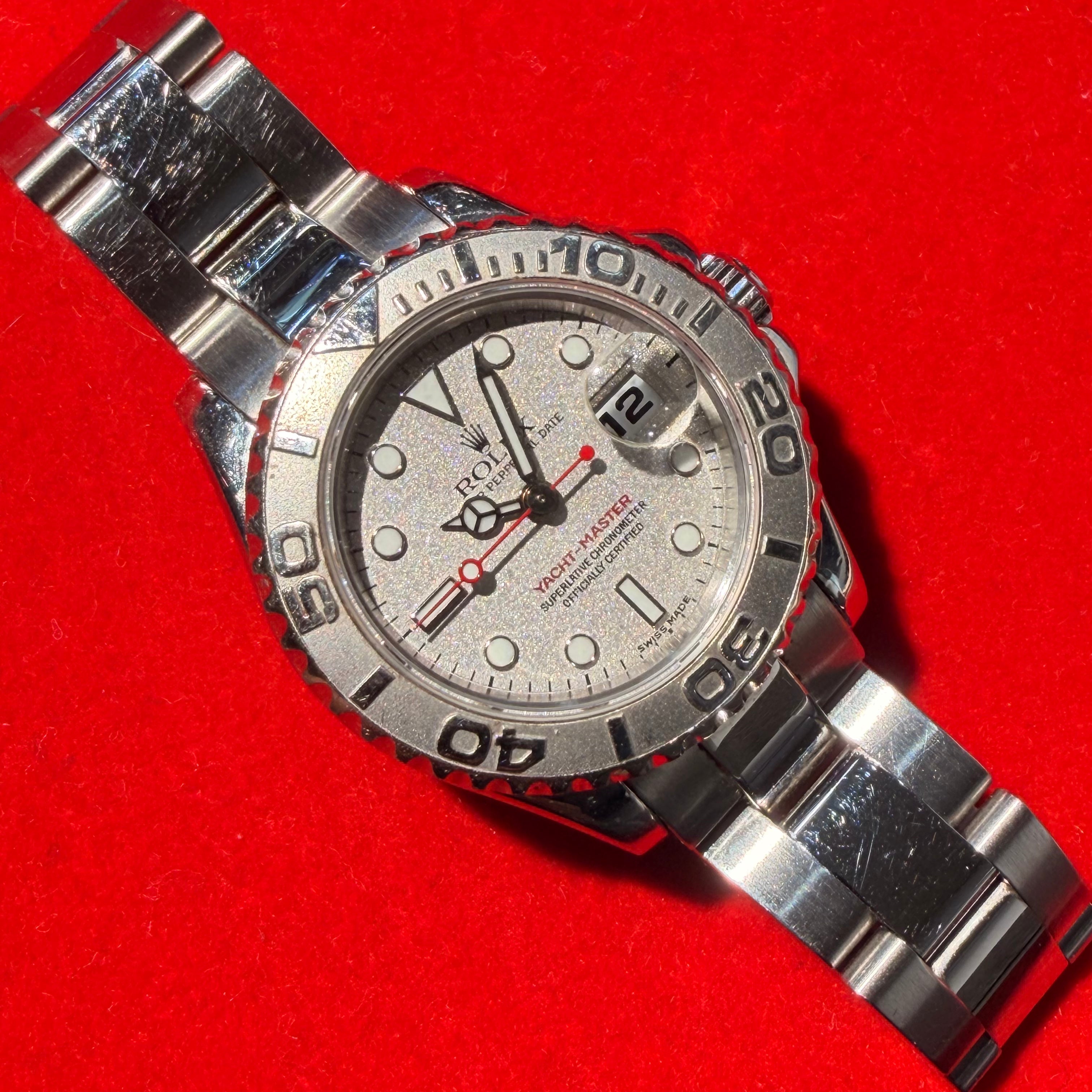 Stainless Steel 29MM Yacht Mater Rolex Watch