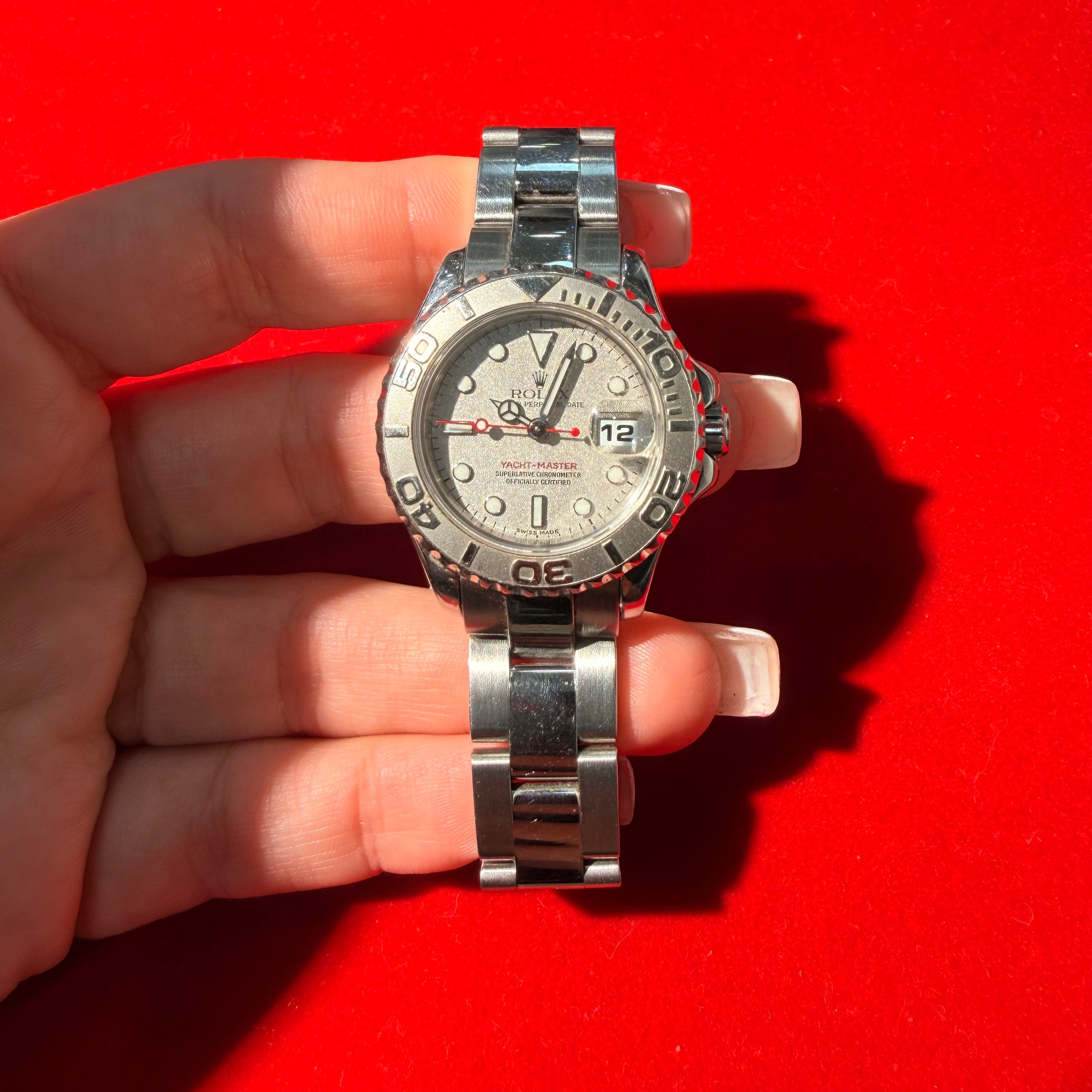 Stainless Steel 29MM Yacht Mater Rolex Watch