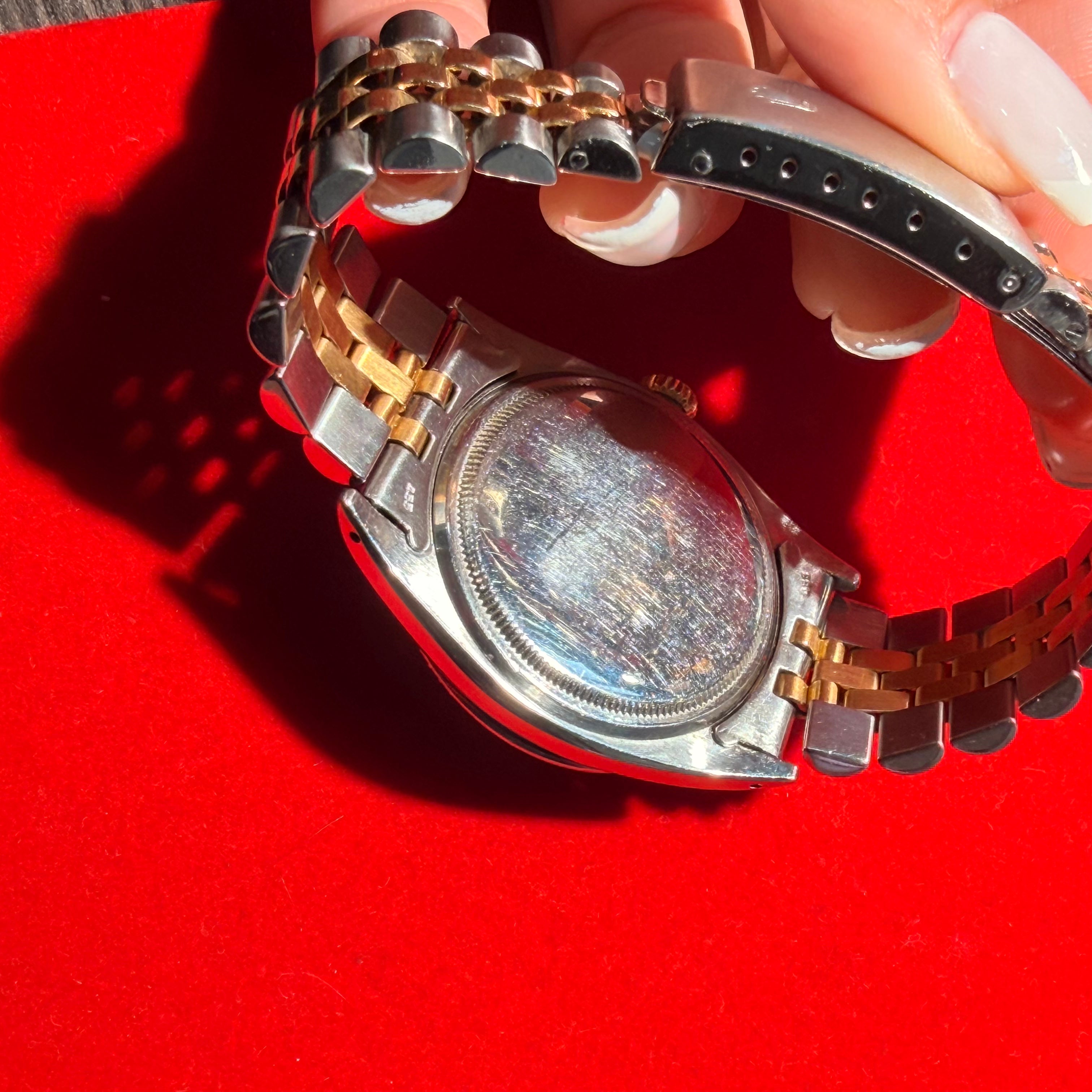 36MM Two Tone 18K&Stainless Steel Jubilee Band Date Just Rolex Ref.6605 7"