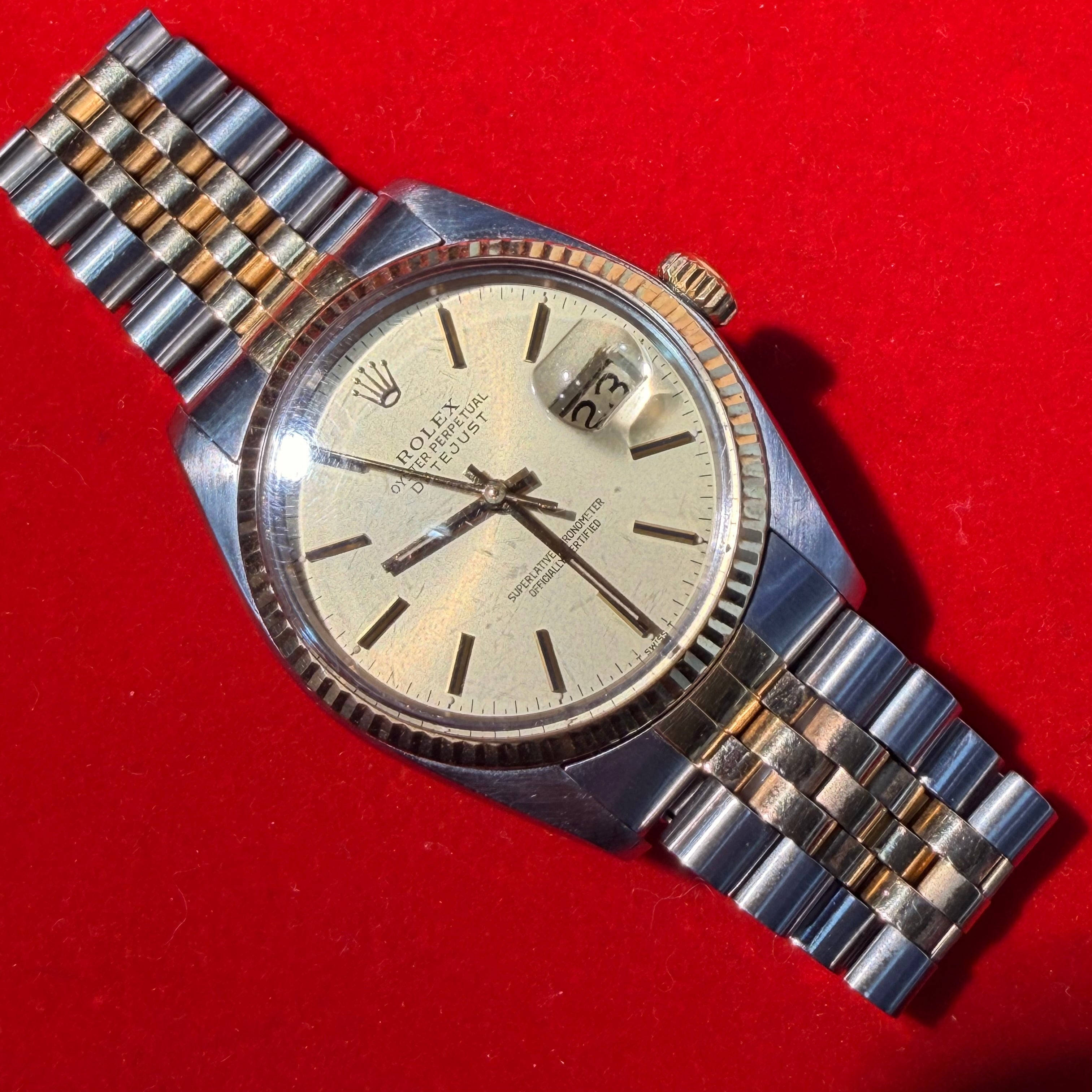 36MM Two Tone 18K&Stainless Steel Date Just Rolex Ref.16013 7.25