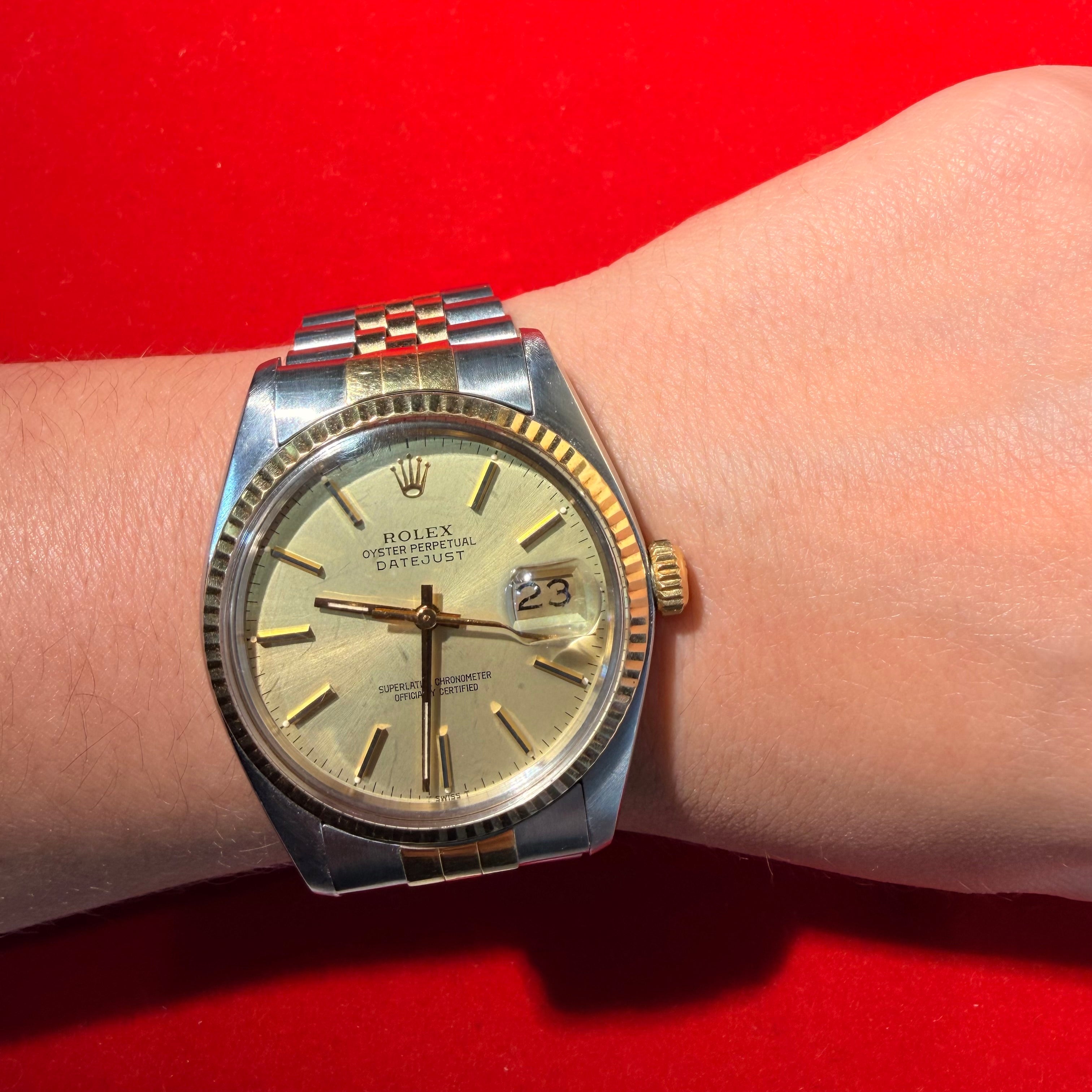36MM Two Tone 18K&Stainless Steel Date Just Rolex Ref.16013 7.25