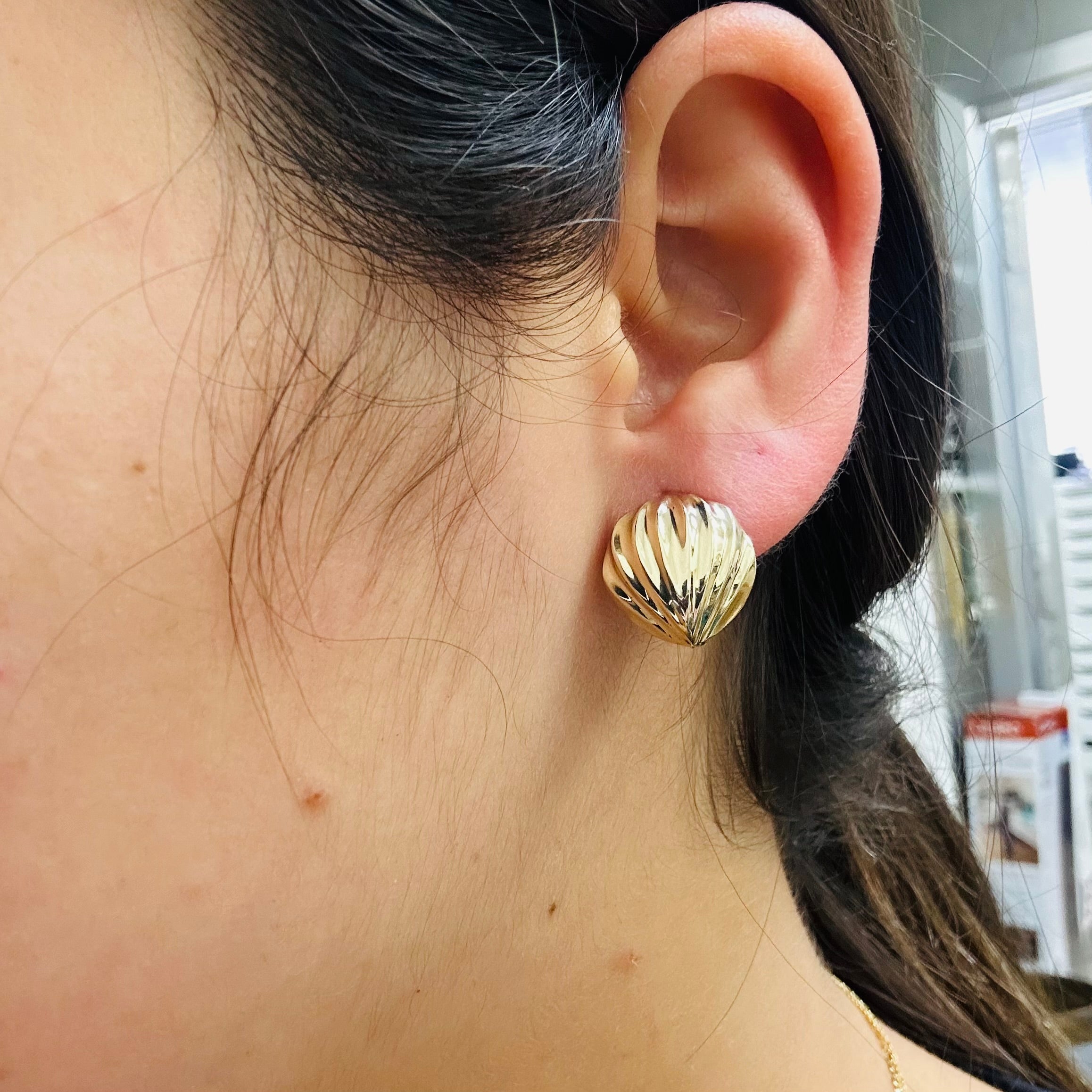 14K Yellow Gold Earrings