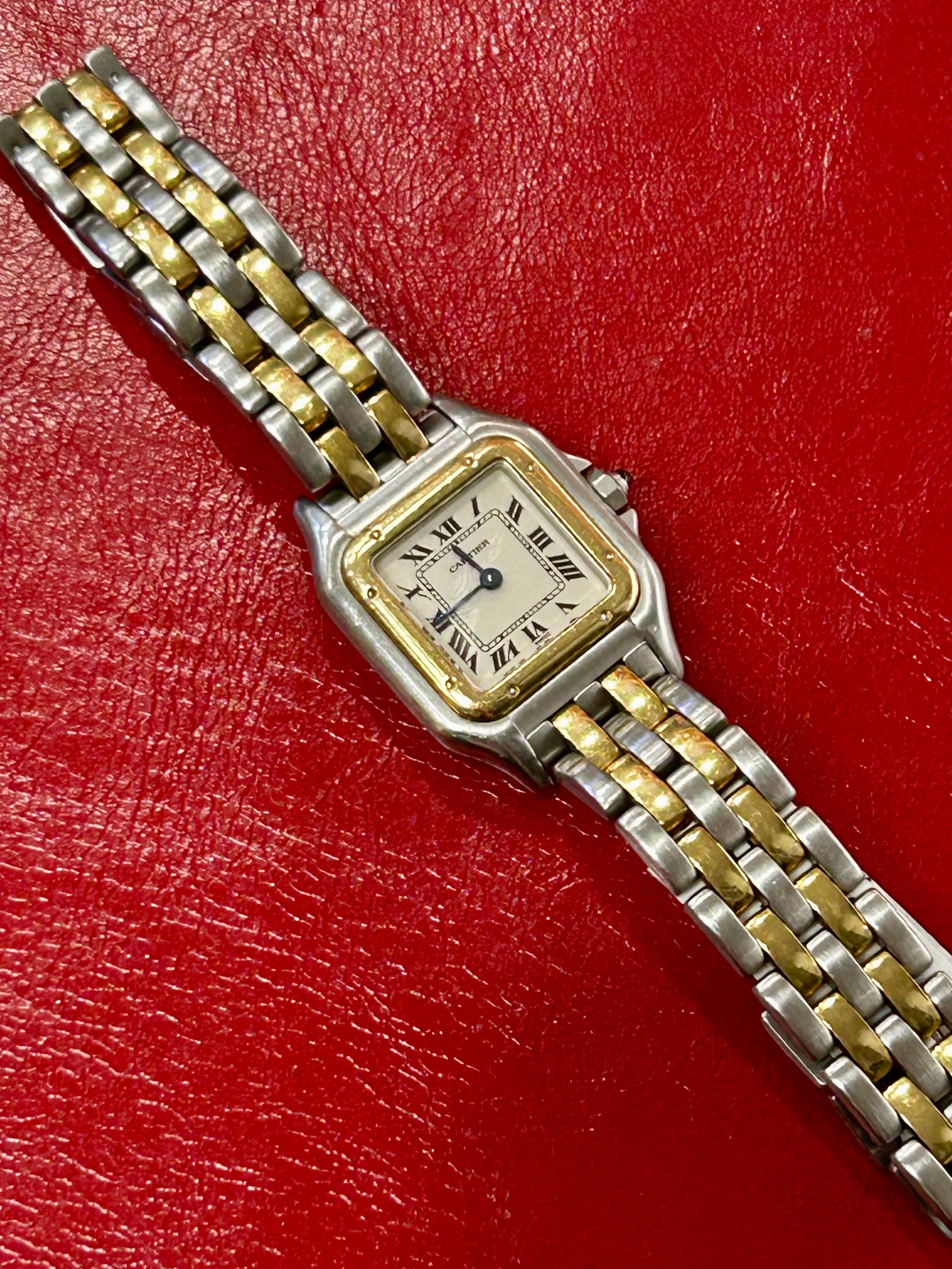 Cartier Panthère Ref. 112000 | 22mm Small | Stainless Steel & 18K Yellow Gold Watch