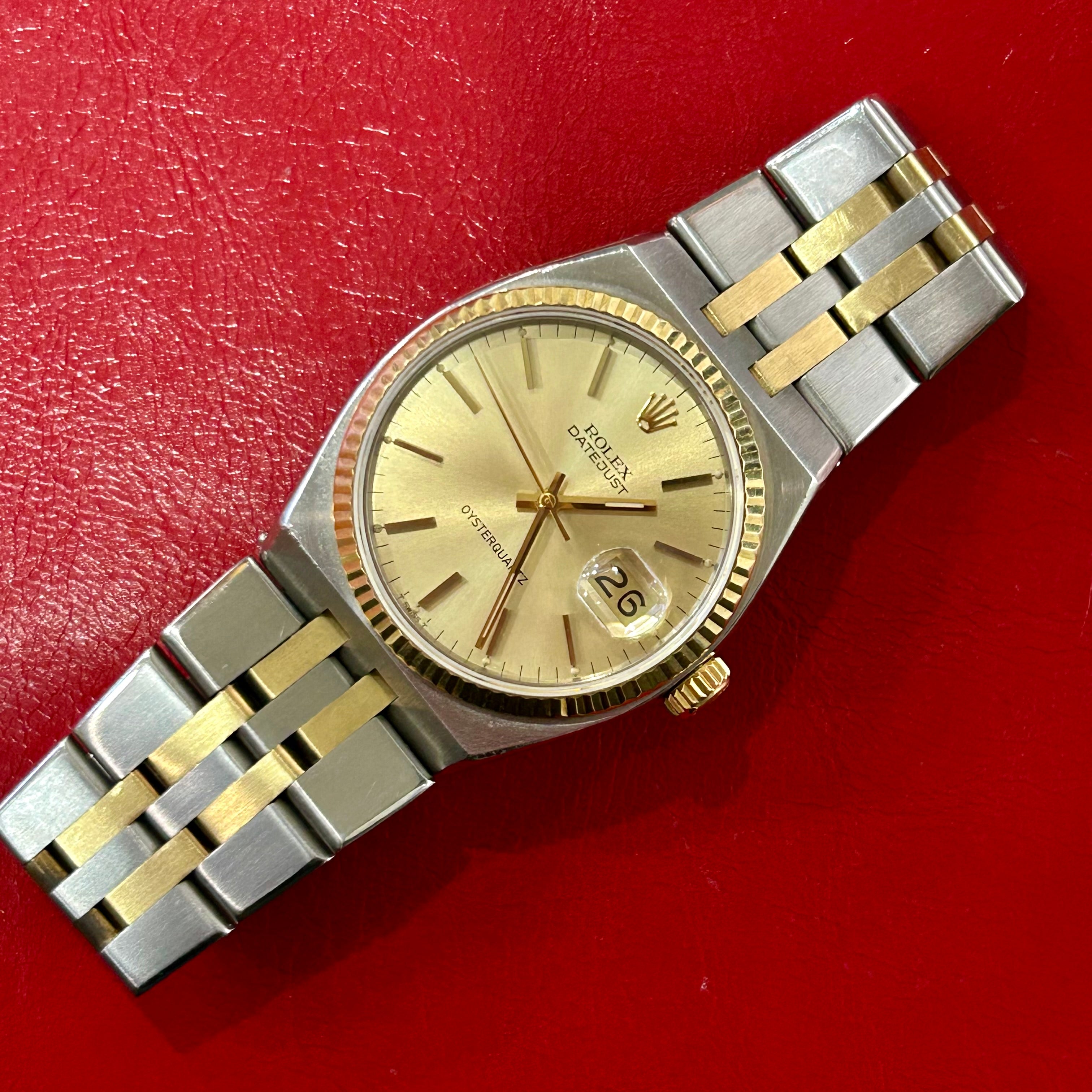 Rolex Oysterquartz | Ref 17013 | 36mm | 18k Yellow Gold & Stainless Steel