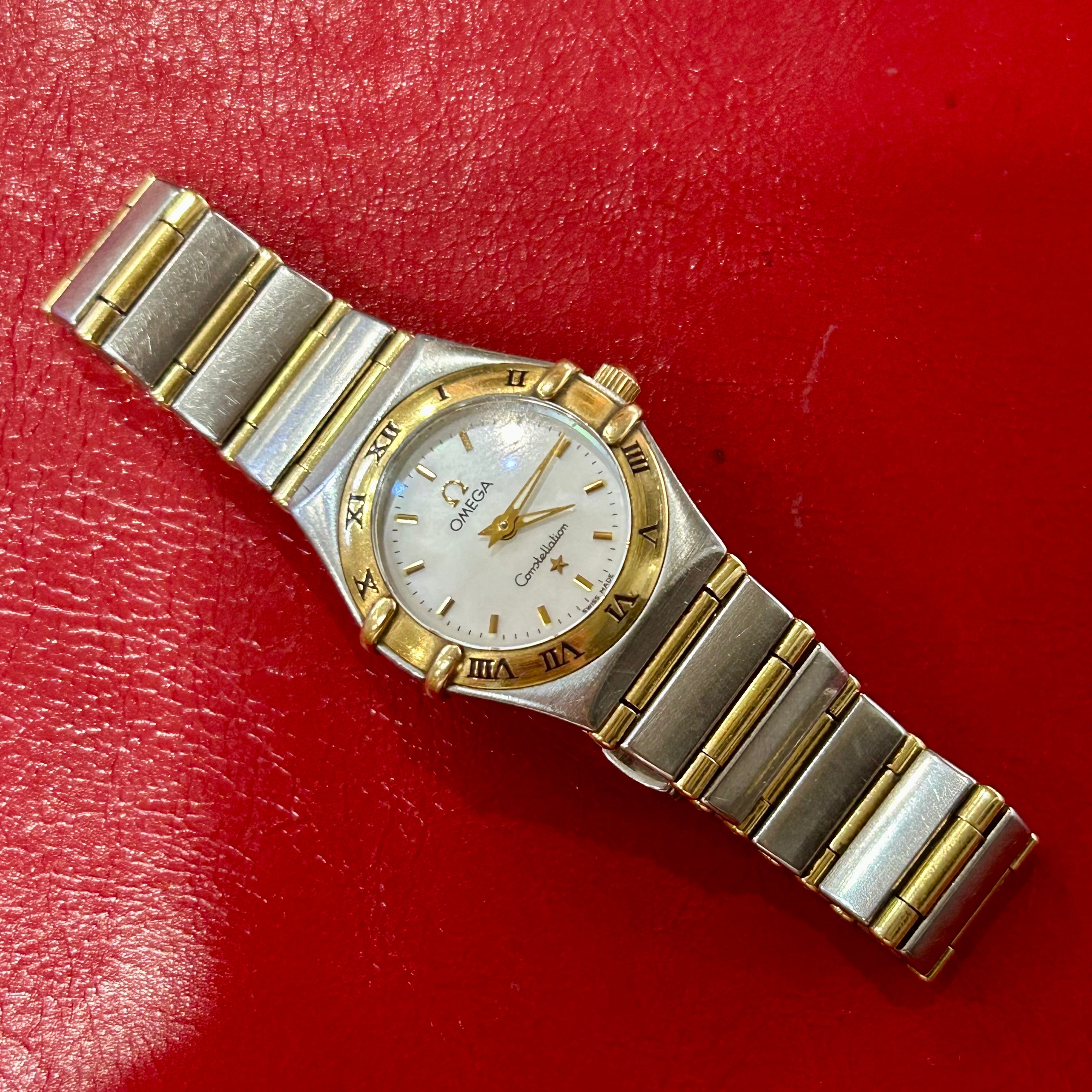 Vintage Omega Constellations Ref 6553/865 | 23mm | 18k Yellow Gold & Stainless Steel