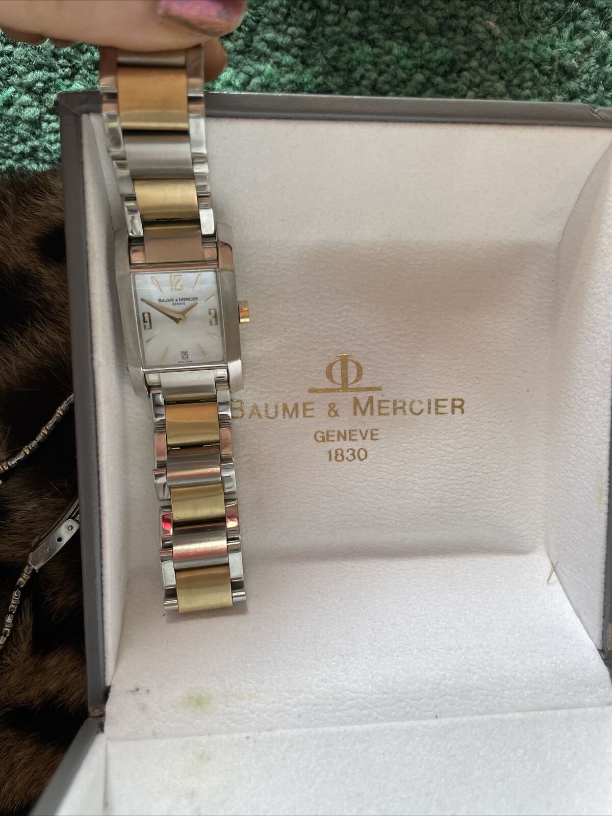 Womens BAUME MERCIER Diamant Stainless Steel Diamond Watch MOA08738