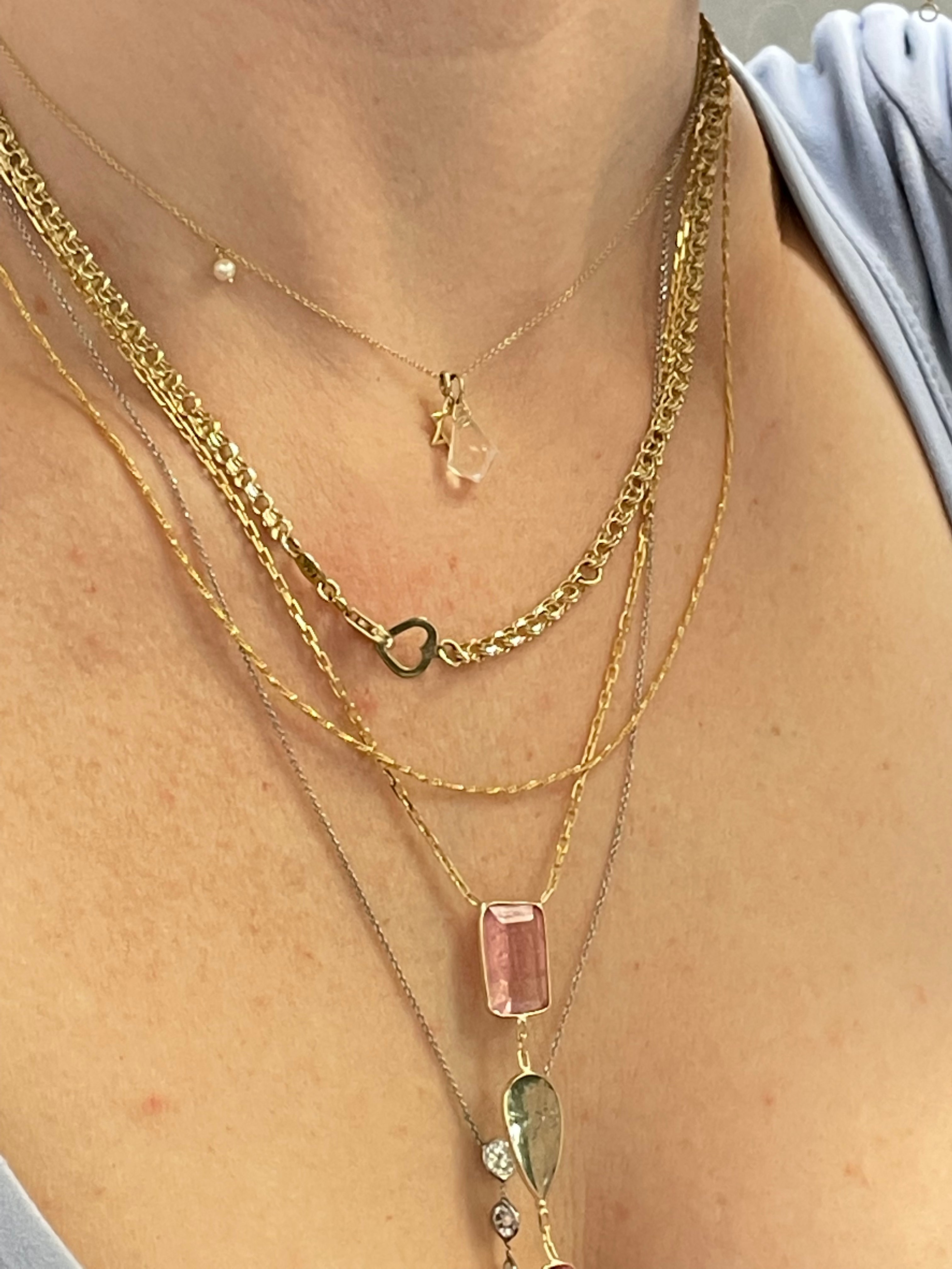 18K Yellow Gold Sparkly Twisted Wheat Specialty Chain, 20"