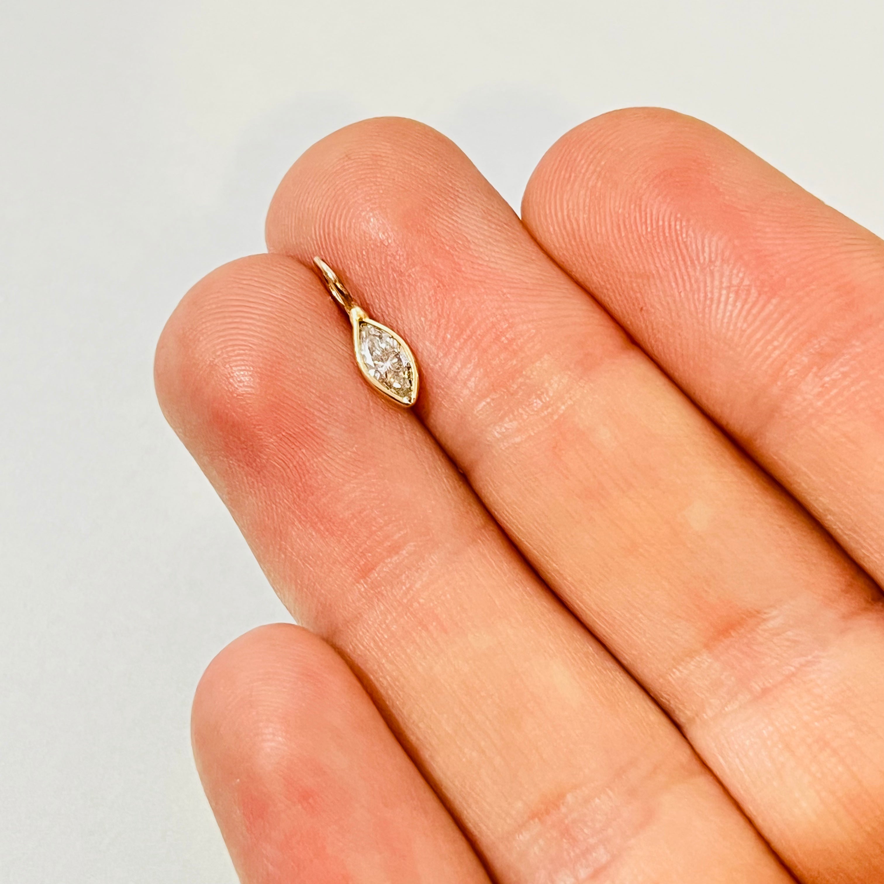 .30CT Marquis Cut Natural Diamond Pendant Charm