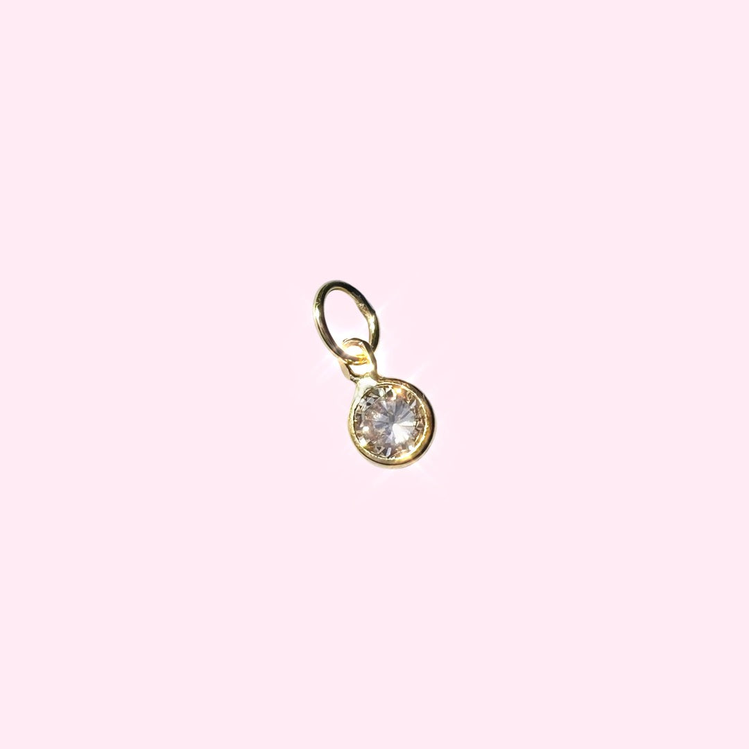 .20CT Natural Round Diamond Pendant Charm