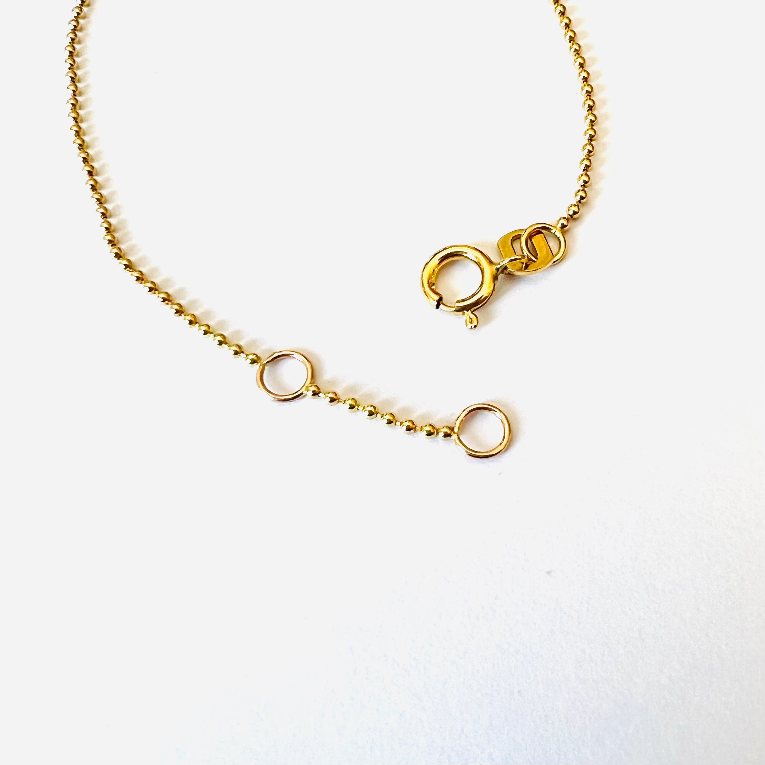 Diamond Bracelet in Solid 14k Yellow Gold 6.75"