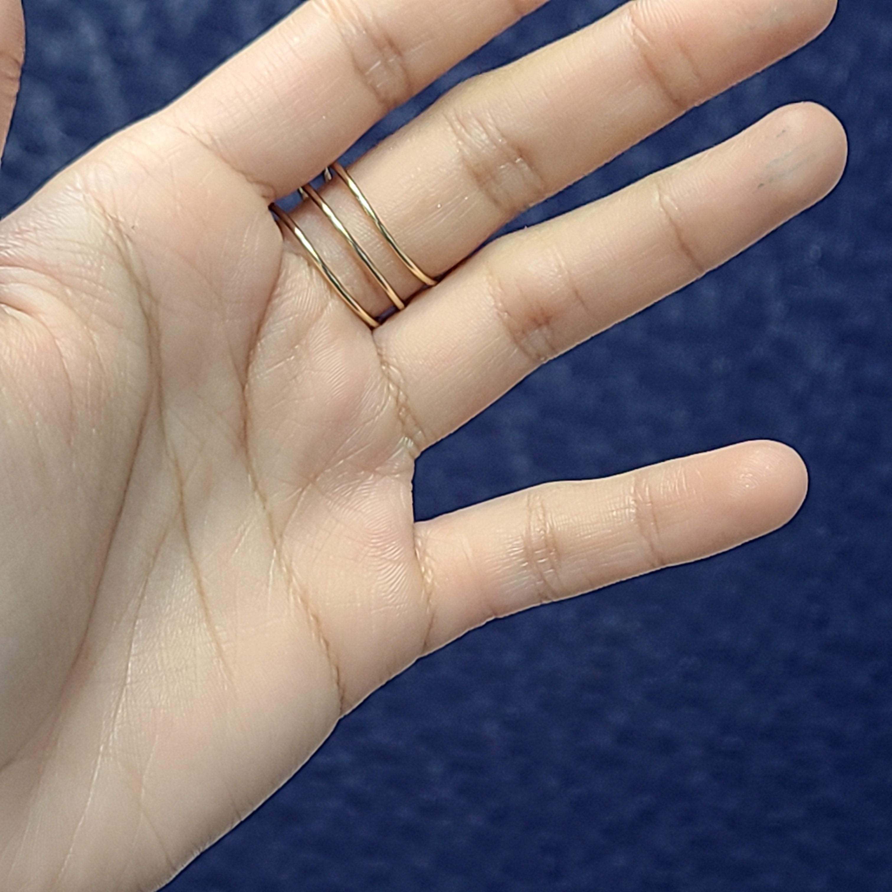 14K Yellow Gold Spiral Adjustable Ring