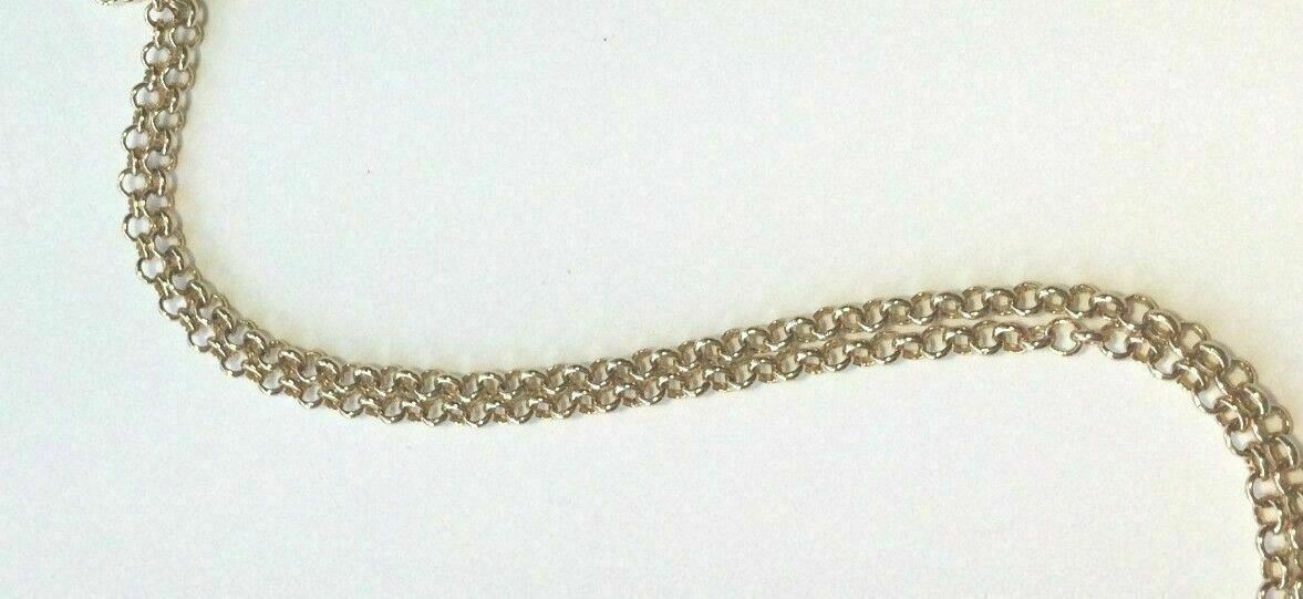 14K Solid Yellow Gold 2mm Rolo Chain Necklace 18" 1.84g