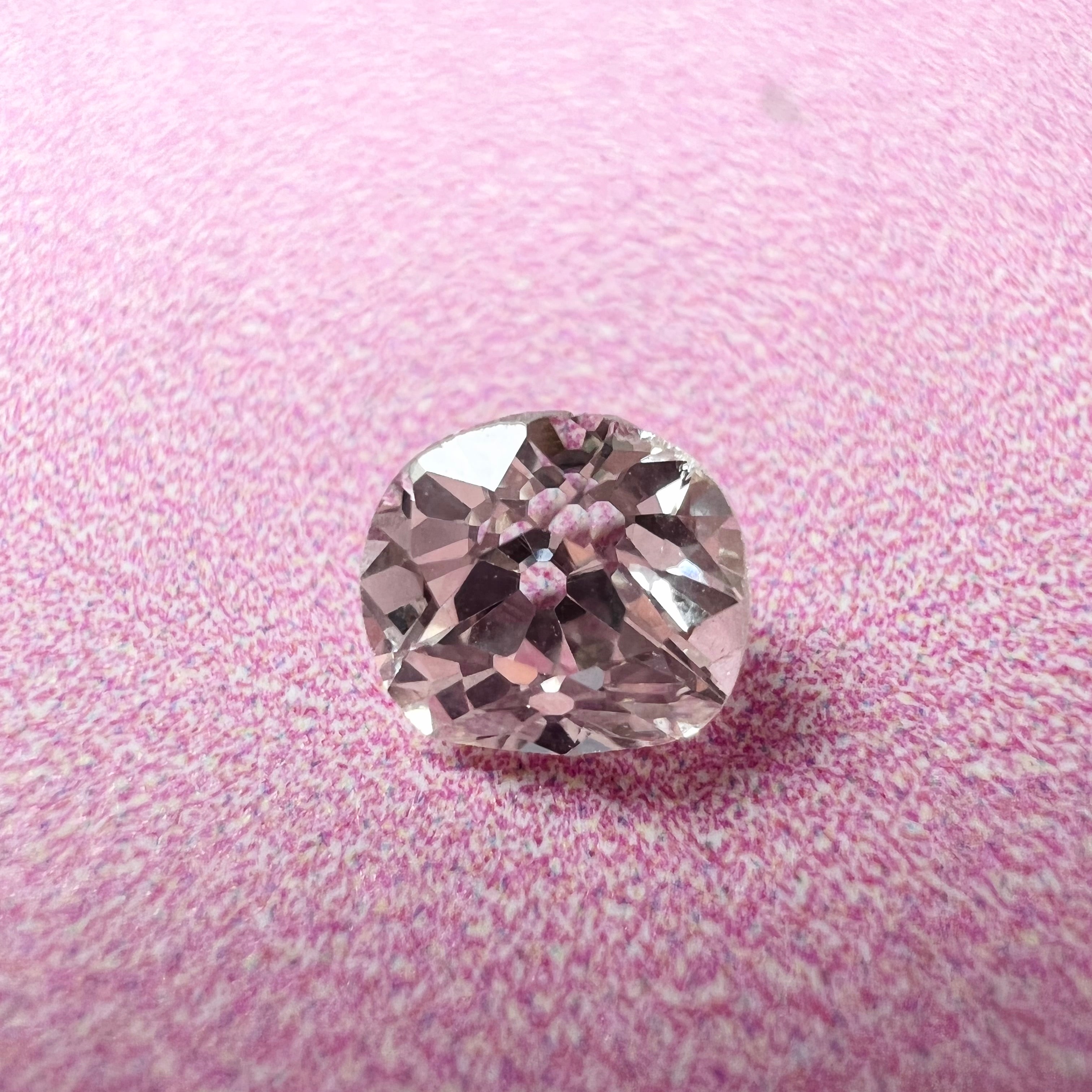 .74CT Old Mine Brilliant Cut Diamond K SI1 5.69x5.21x3.82mm Natural Earth mined