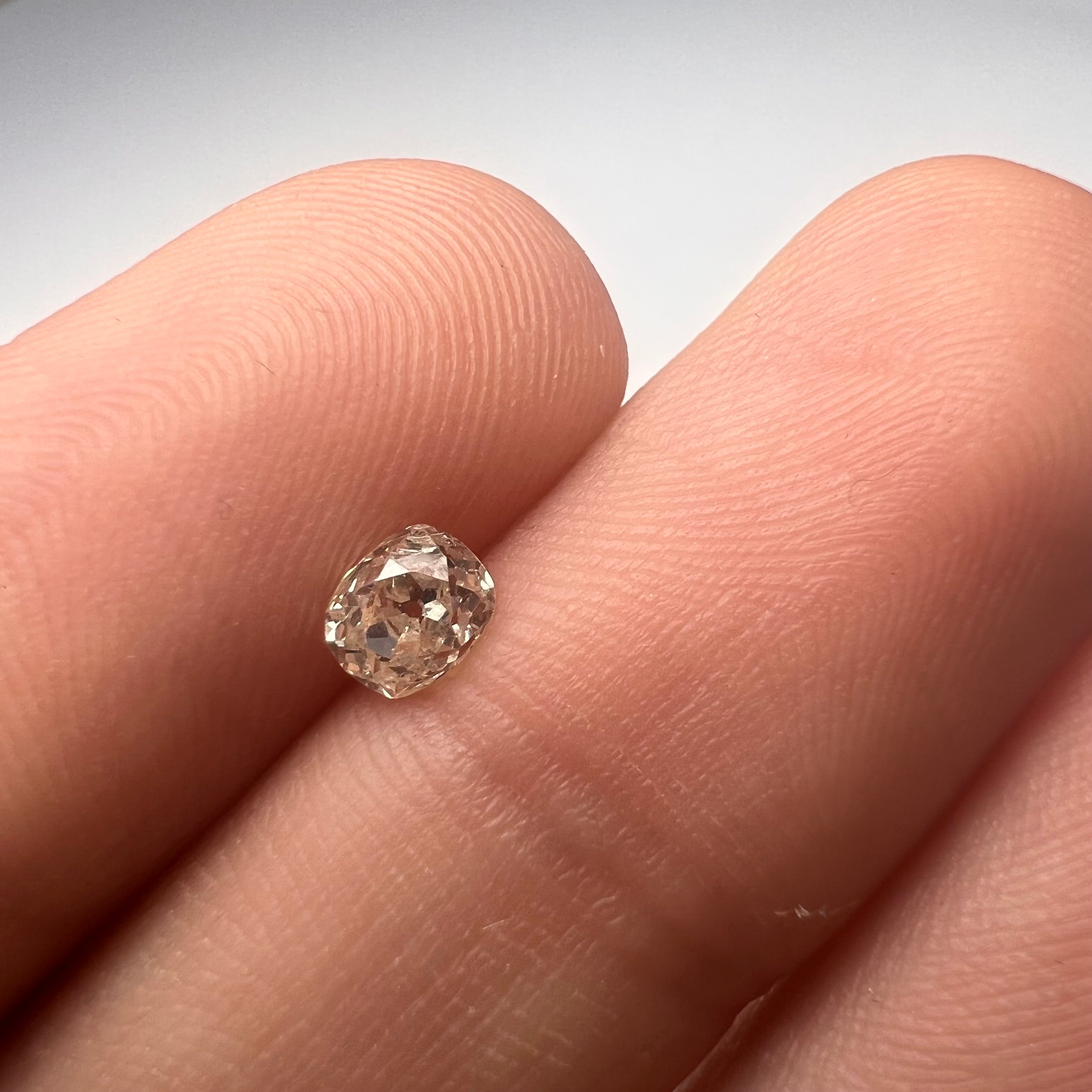.45CT Oval Old Mine Cut Diamond M VS2 4.76x3.95x2.97mm Natural Earth mined
