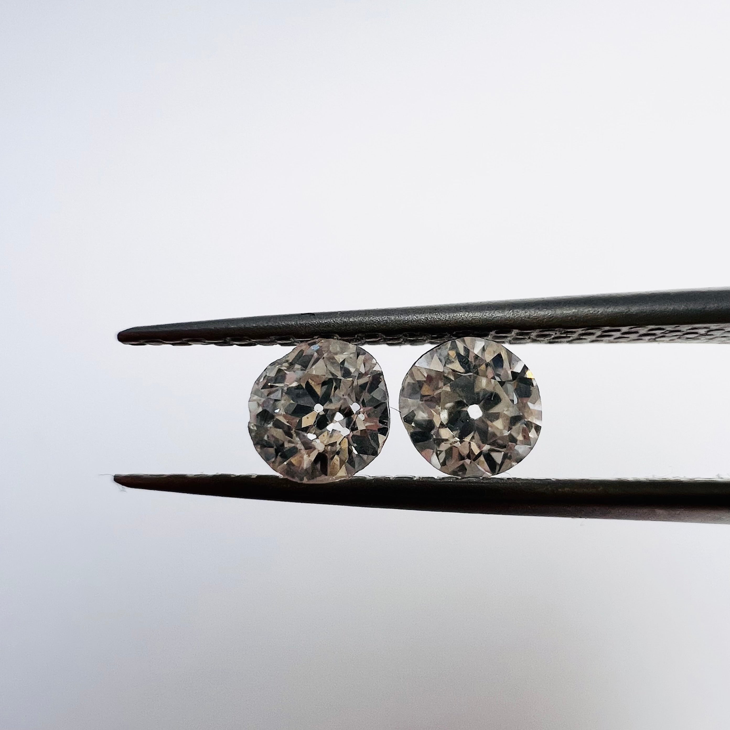 .71CTW Old Mine Cut Diamond H/I VS2 4.5mm Natural Earth mined