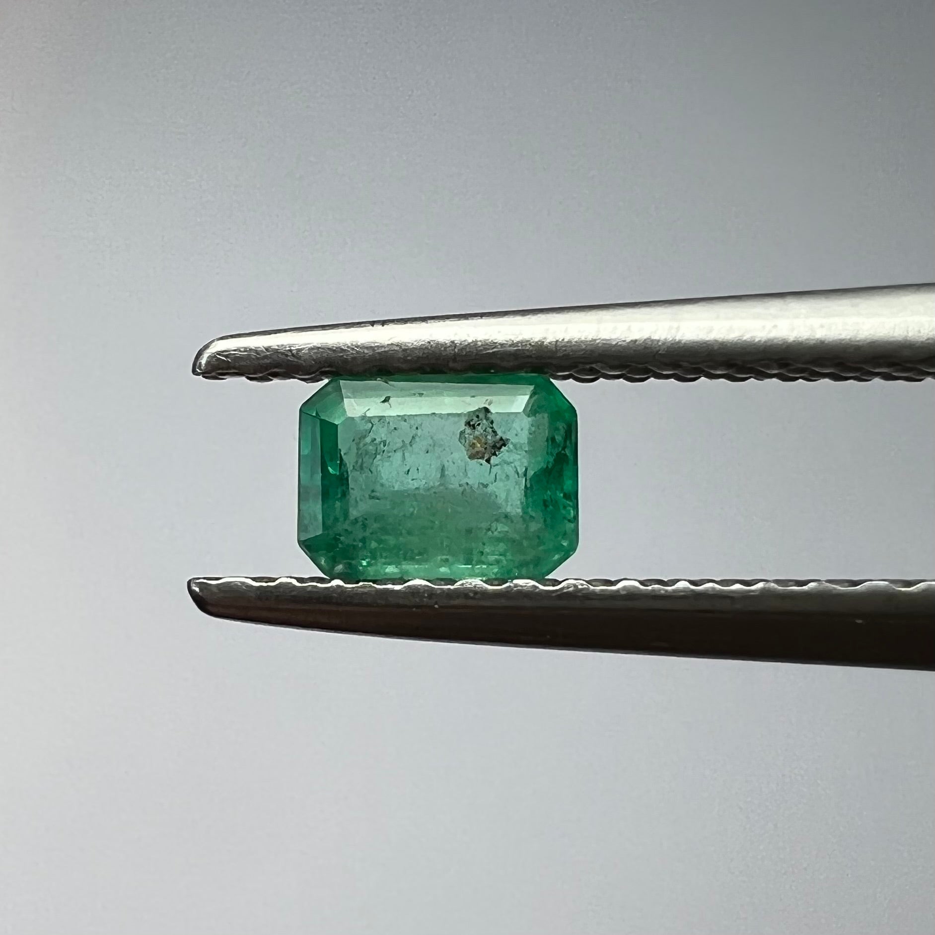 .27CT Loose Colombian Emerald Emerald Cut 4.64x3.39x2.23mm Earth mined Gemstone