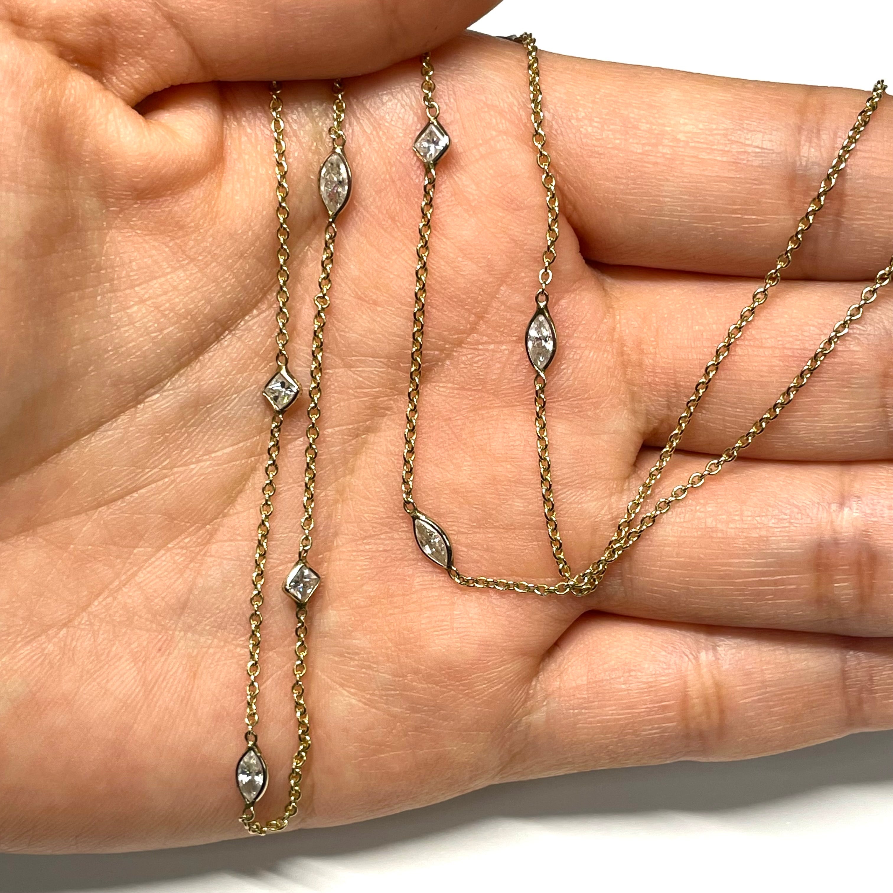 Diamonds By The Yard 14K Yellow Gold Necklace
