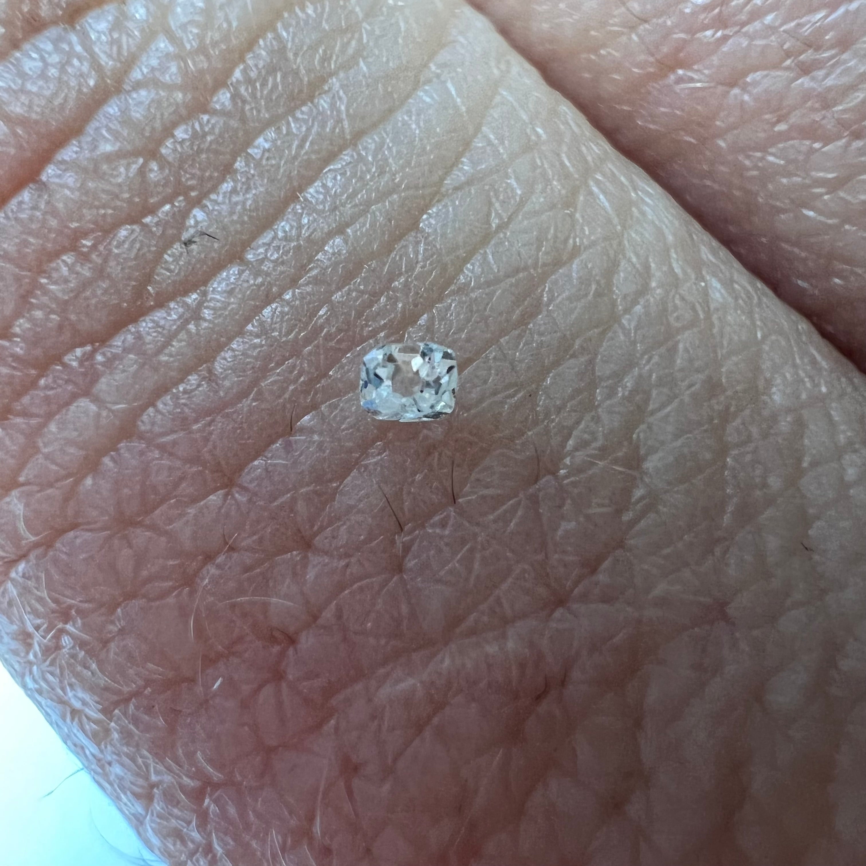 .02CT Old Mine Cut Diamond J I2 1.63x1.03mm Natural Earth mined