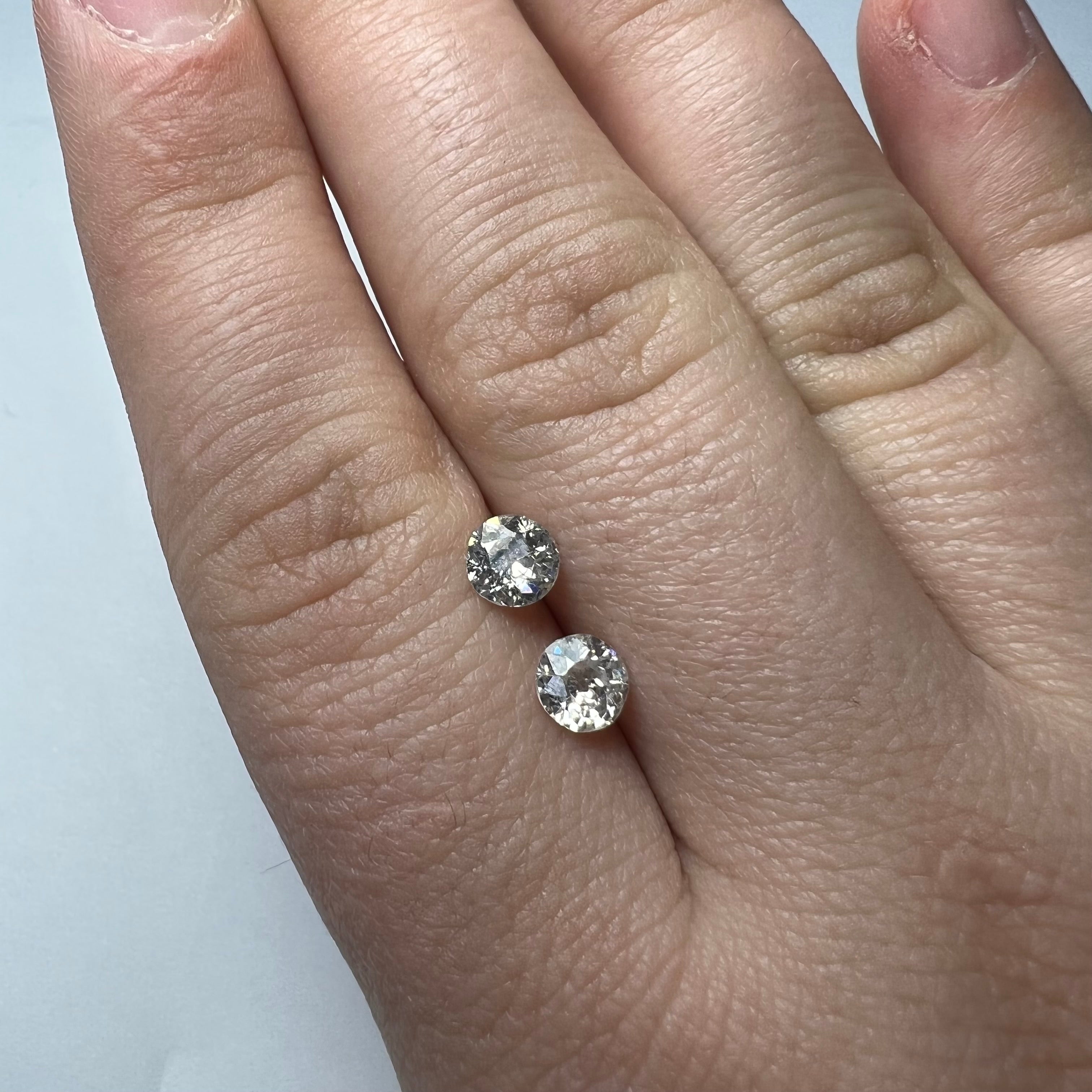 1.12CT Old Mine Cut Diamond H/J I2 5.5mm Natural Earth mined