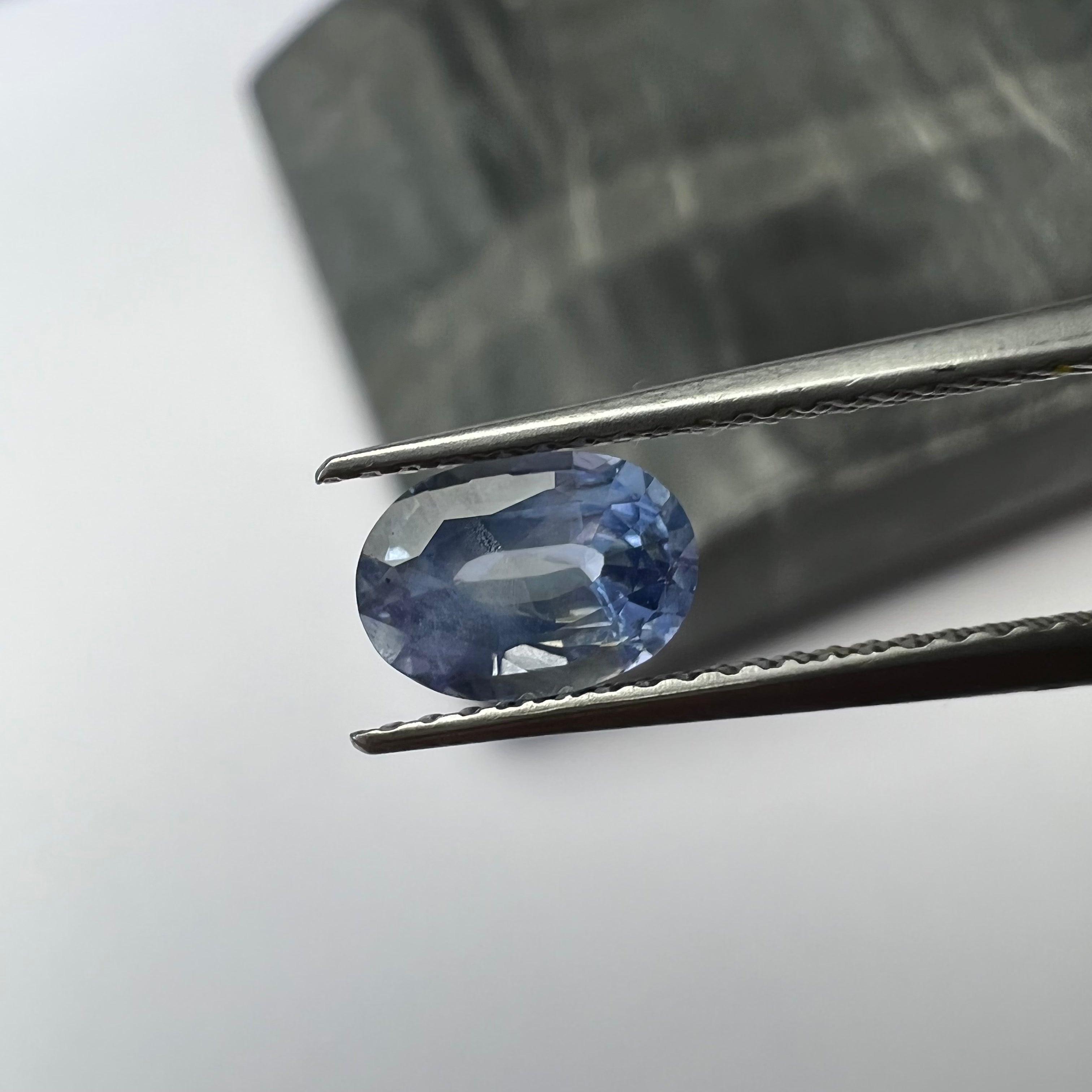 1.35CTW Loose Oval Sapphire 7.38x5.2x4mm Earth mined Gemstone