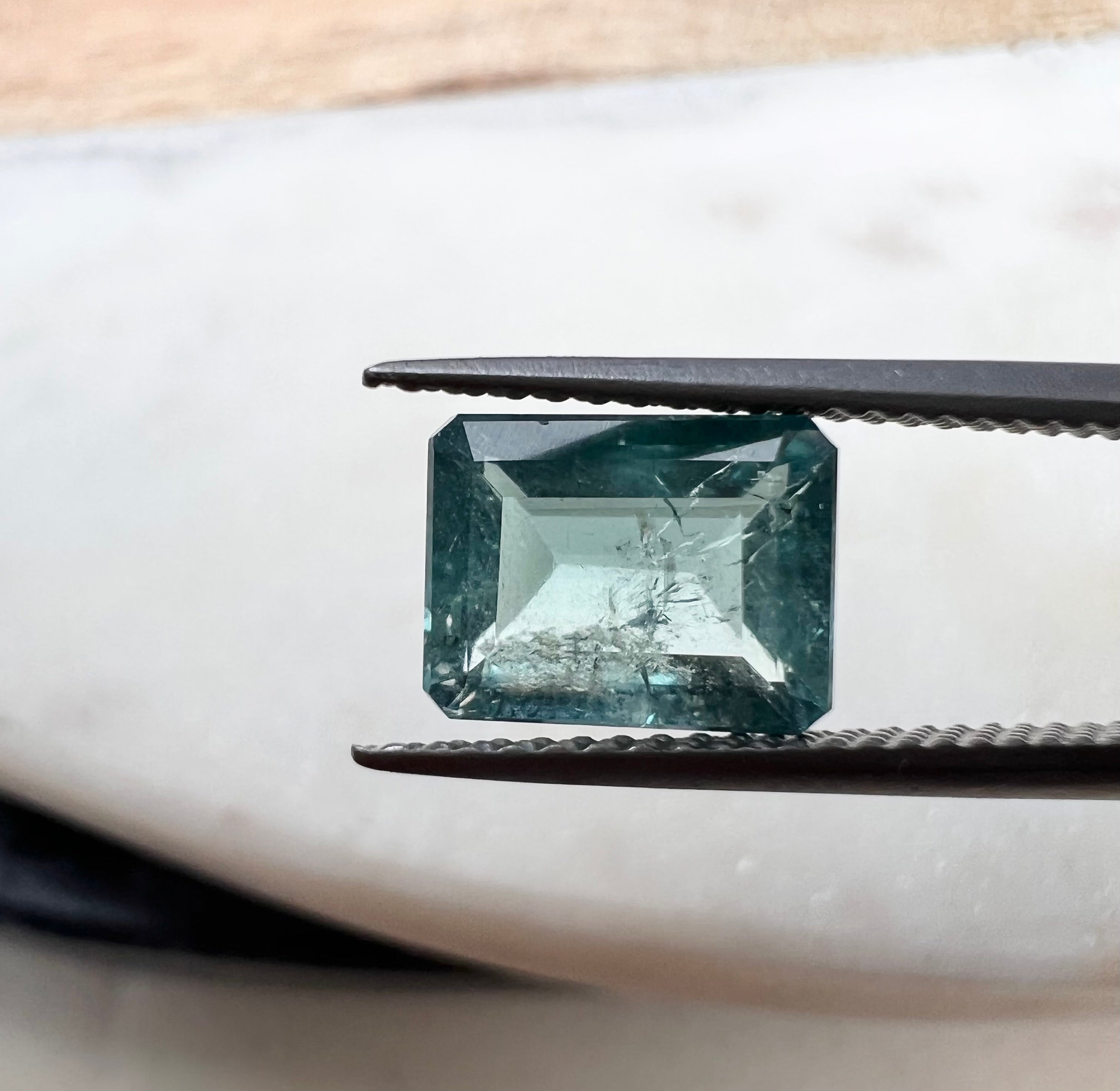 1.69CTW Natural Emerald Cut Tourmaline 8.33x6.40mm Earth mined Gemstone