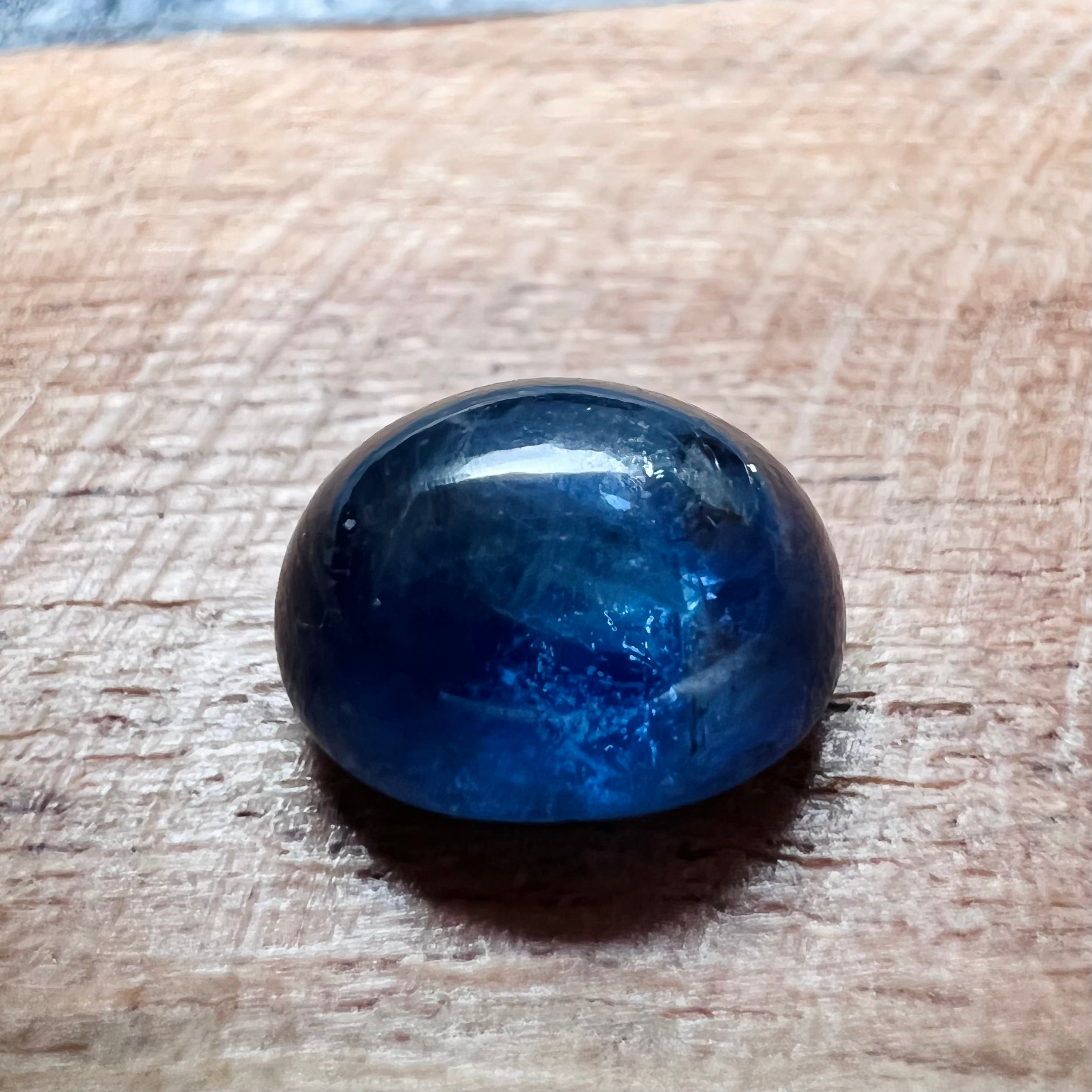 6.13CTW Loose Natural Cabochon Sapphire 10.57x8.50x6.48mm Earth mined Gemstone