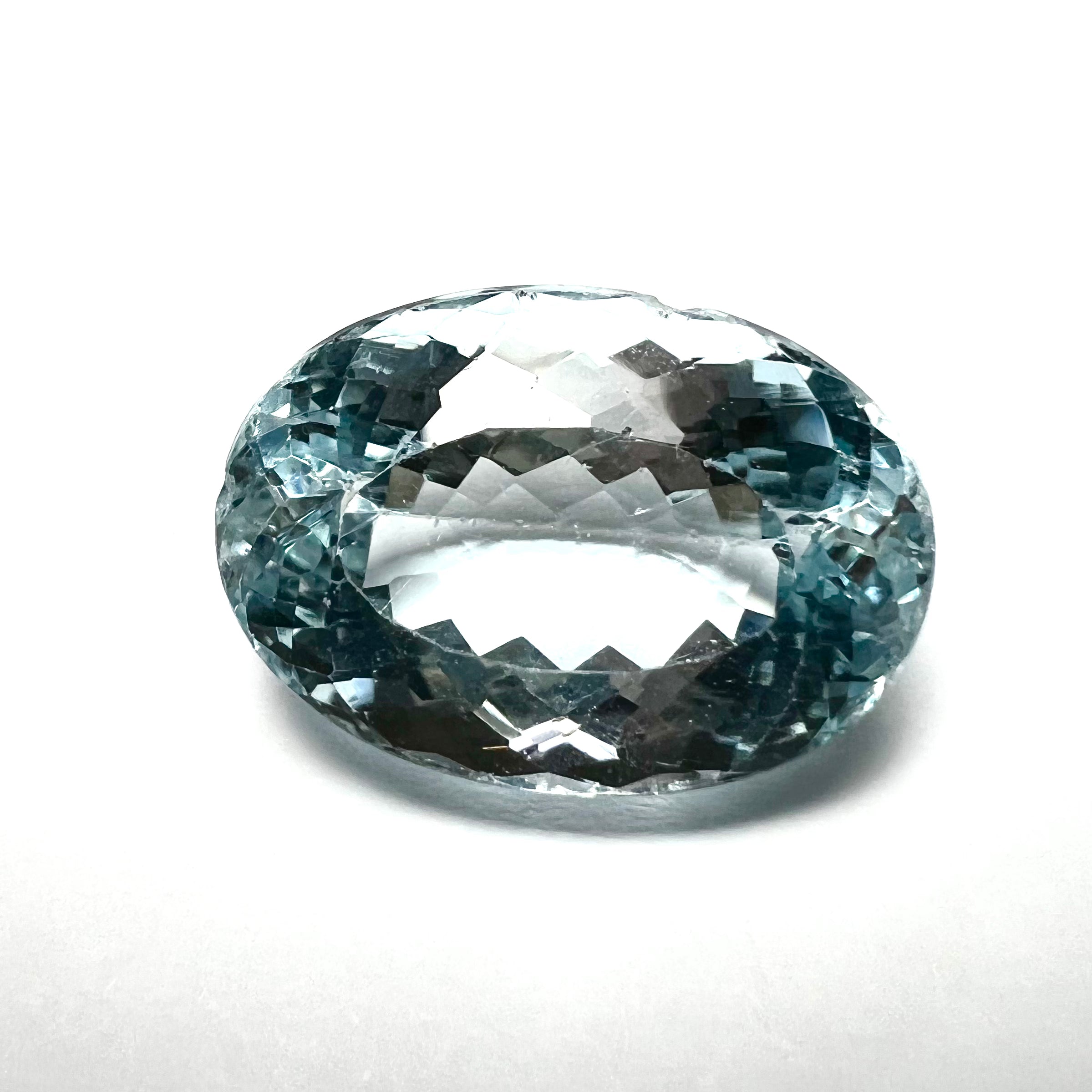 29.2CTW Loose Natural Aquamarine 21x15x10mm Earth mined Gemstone