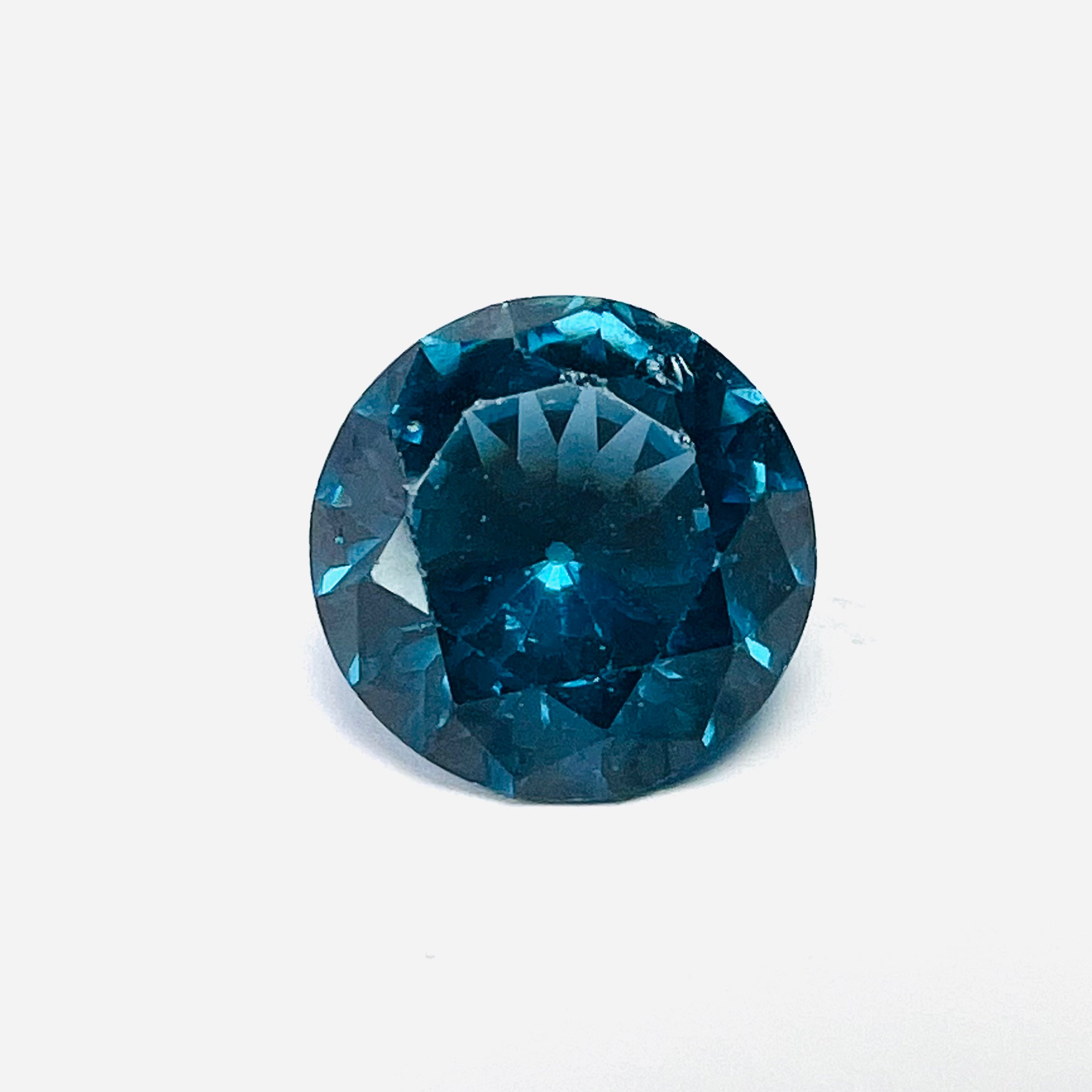 7.3CTW Loose Natural Round Cut Topaz 13x7.35mm Earth mined Gemstone