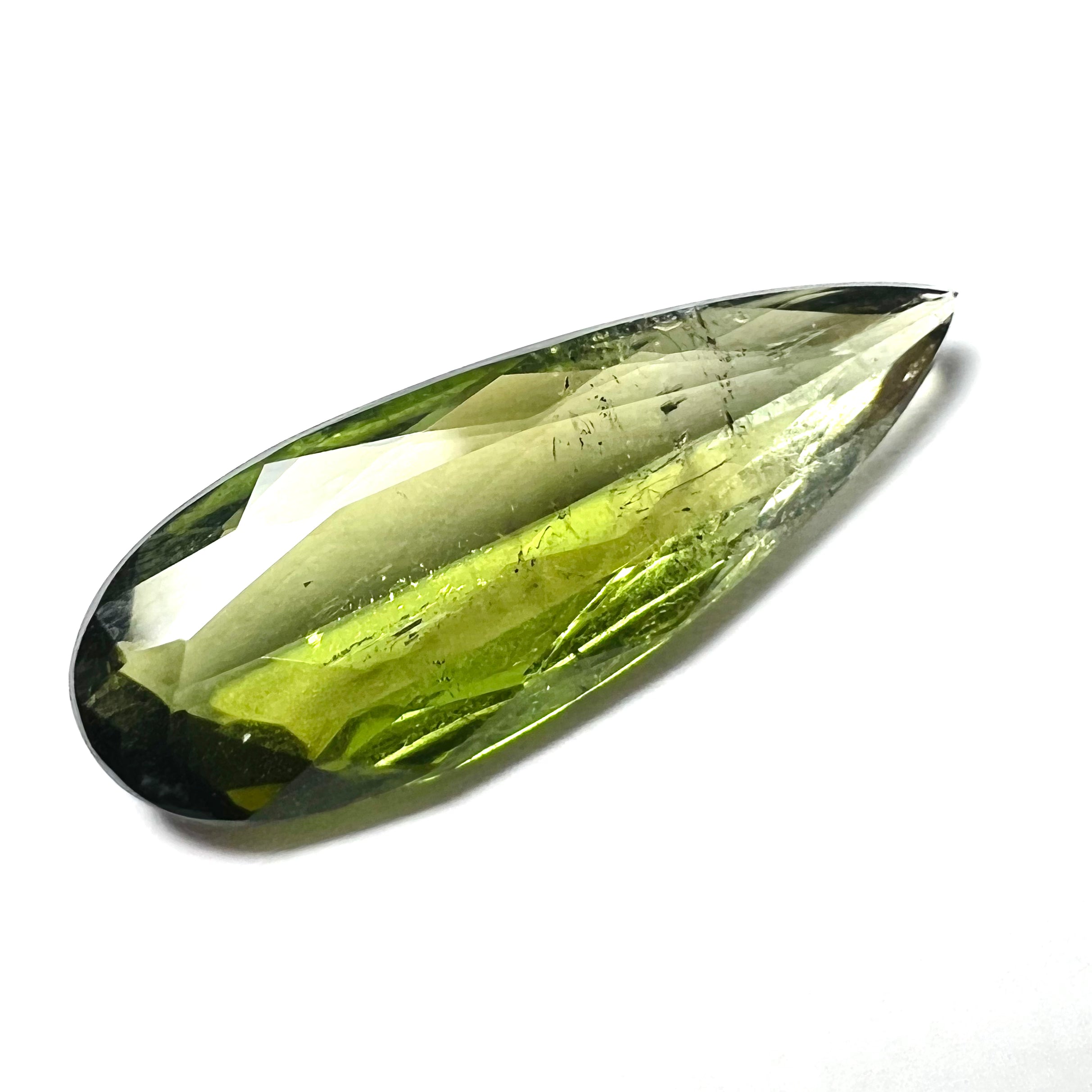 3.5CTW Natural Pear Cut Tourmaline 20x7x4mm Earth mined Gemstone