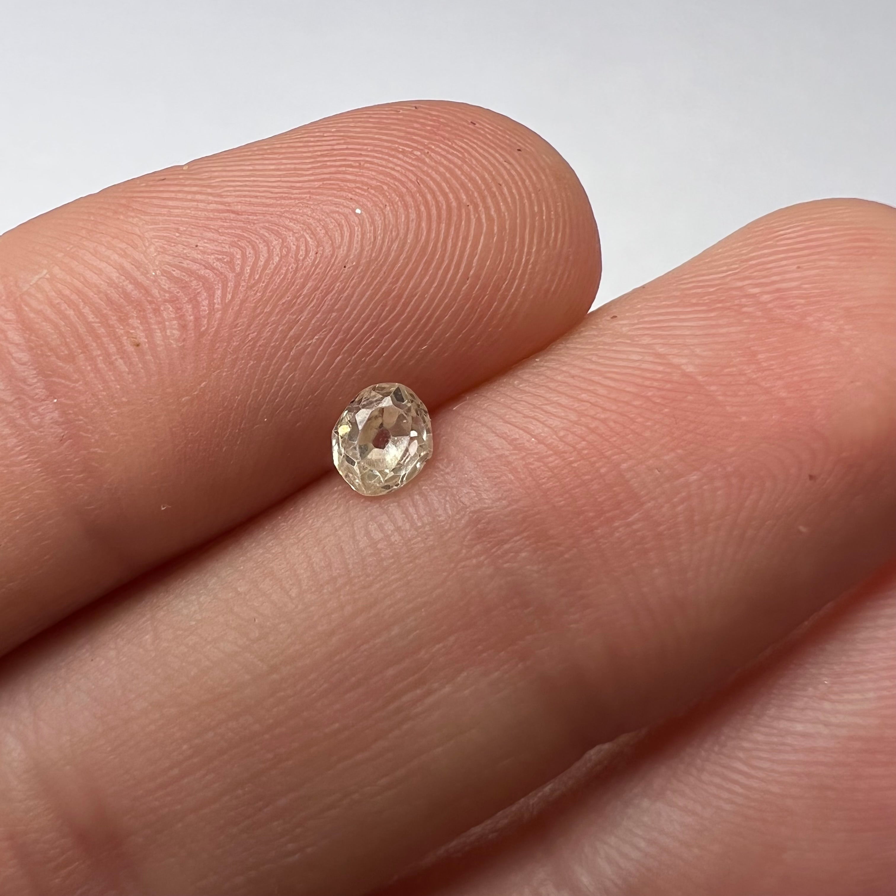 .38CT Old Mine Oval Cut Diamond O VS2 4.64x3.88x2.63mm Natural Earth mined