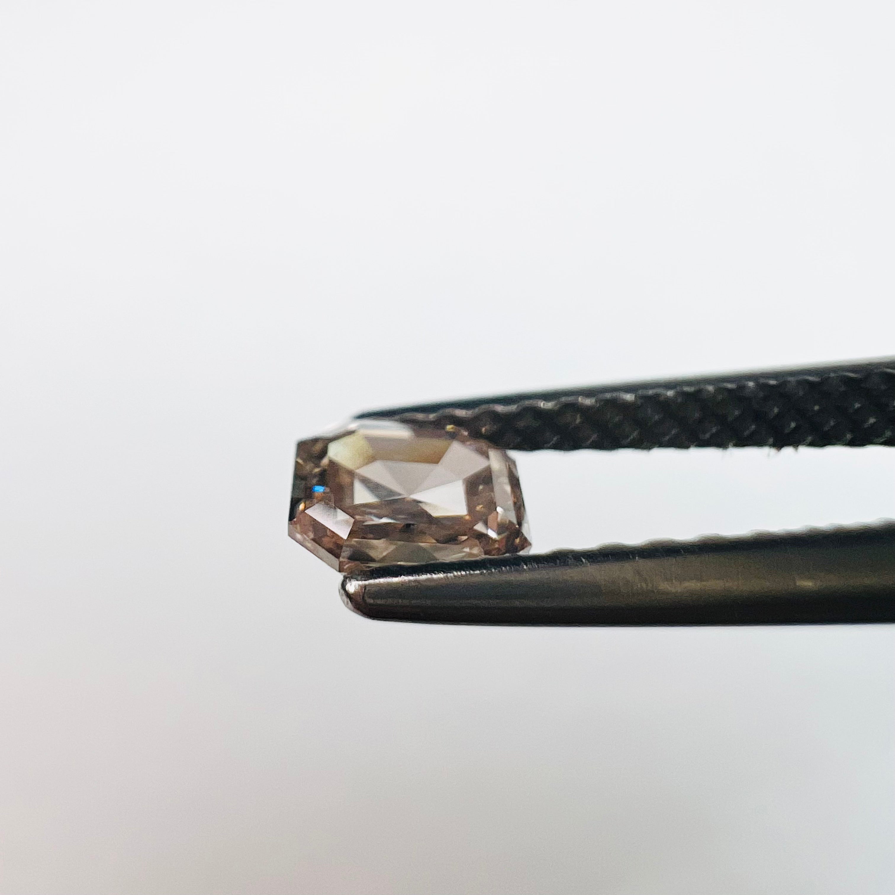 .42CT Cut Cornered Rectangular Step Cut Diamond Light Pink I1 4.62x4.22x2.17mm Natural Earth mined