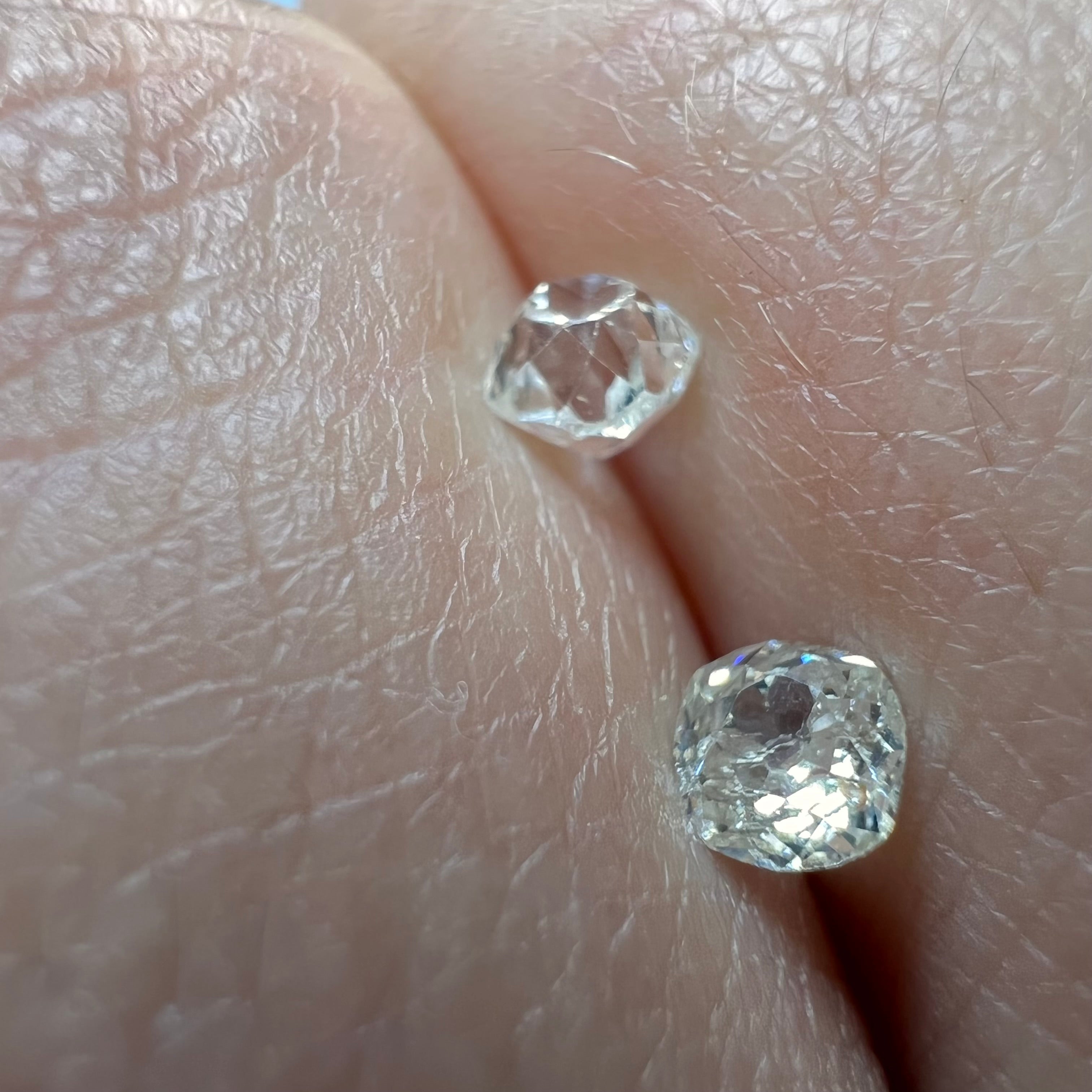 .53ctw Old Mine Cut Diamond I/J SI2/I1 3.80mm Natural Earth mined