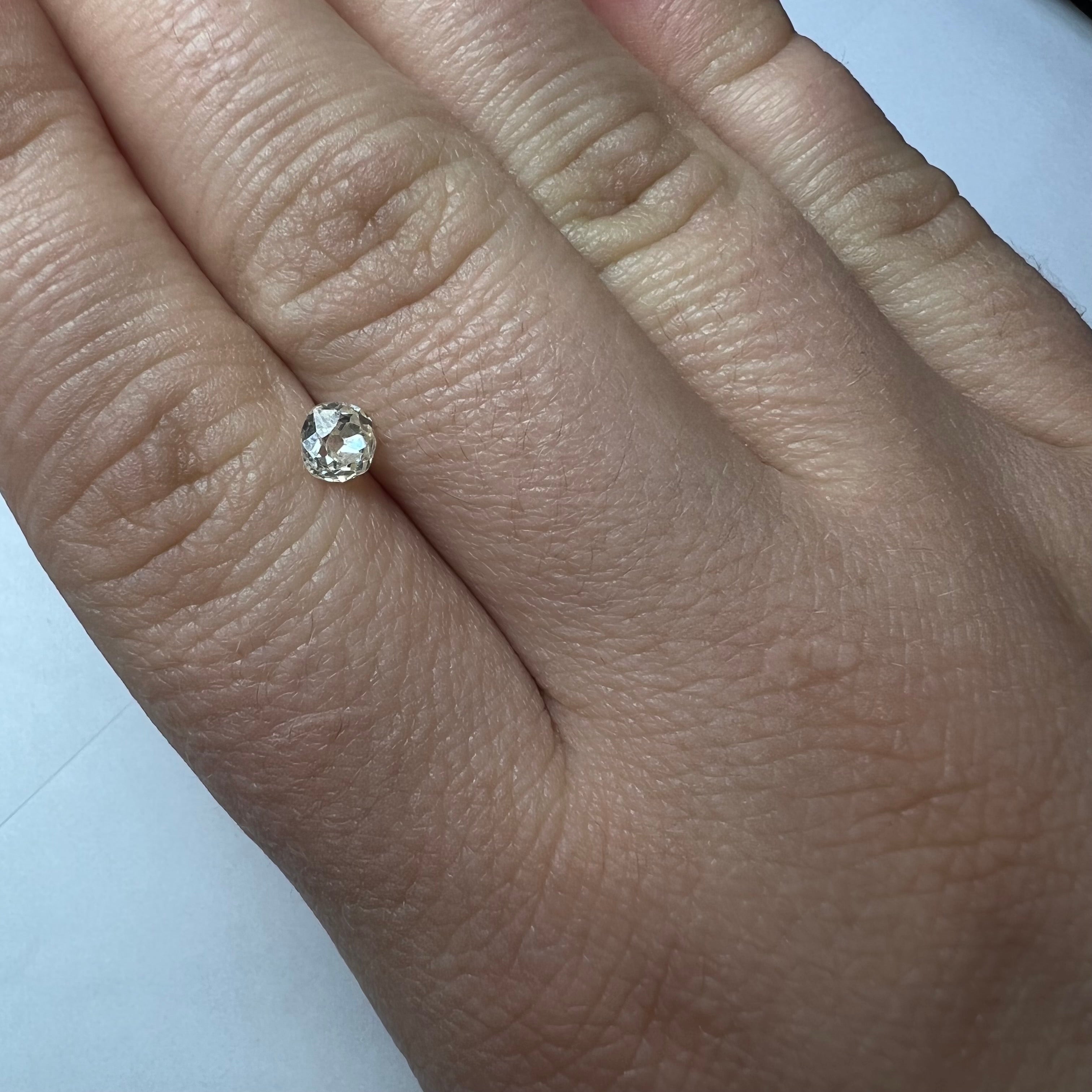 .49CT Old Mine Cut Diamond M SI2 5.58x4.68x2.78mm Natural Earth mined