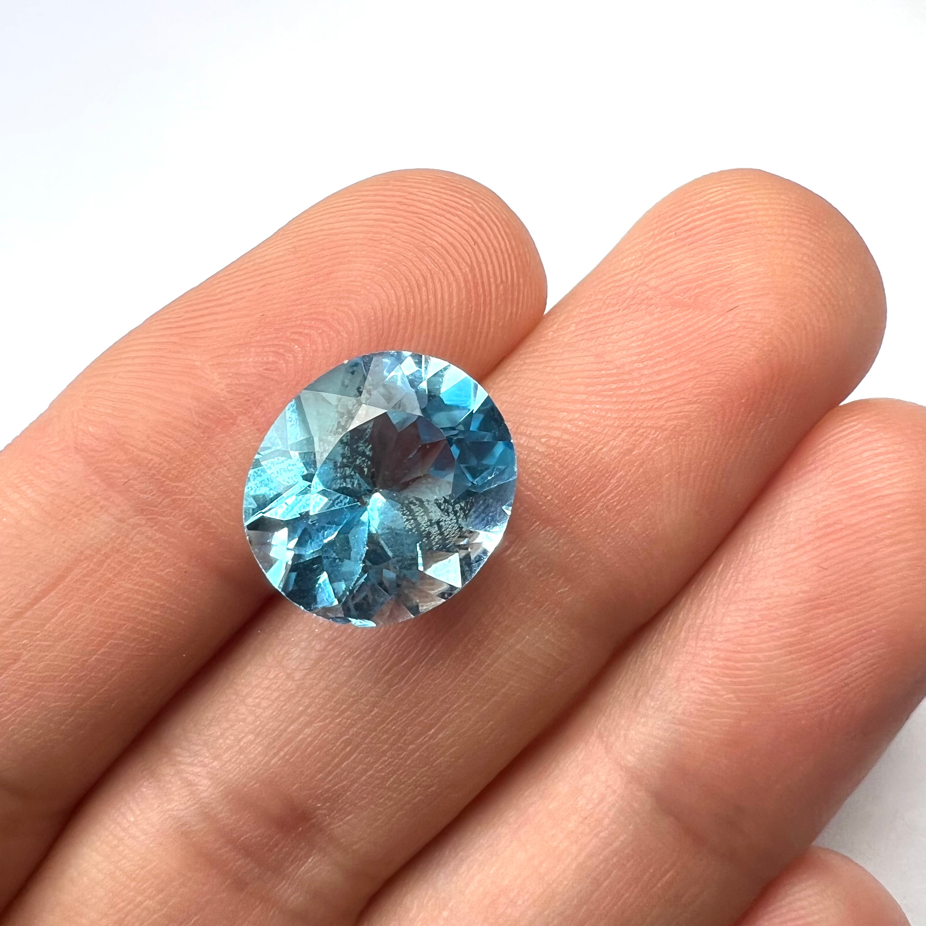 8.3CTW Loose Natural Cushion Cut Topaz 14x12.5x8mm Earth mined Gemstone
