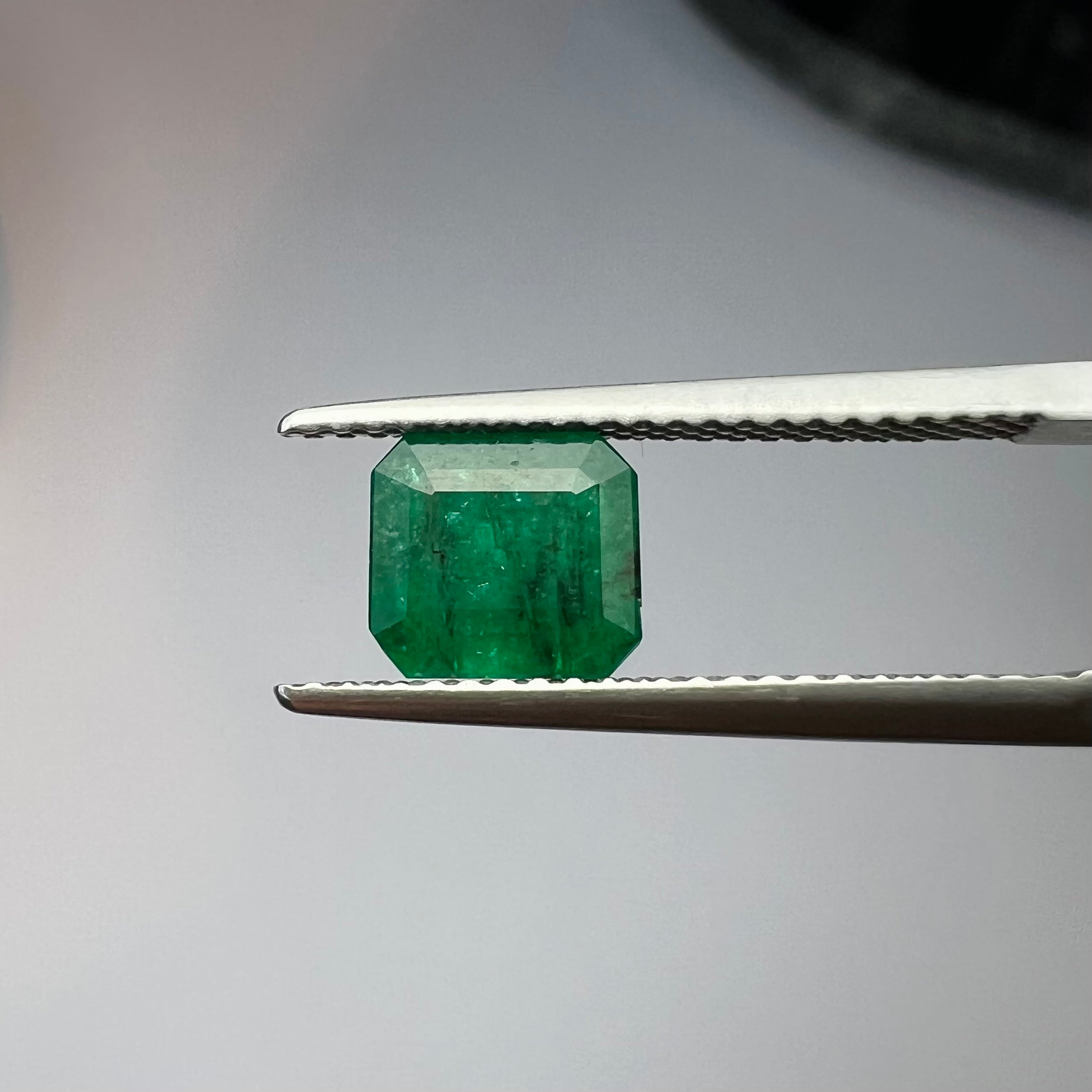1.62CT Loose Colombian Emerald, Emerald Cut 6.80x6.22x4.83mm Earth mined Gemstone