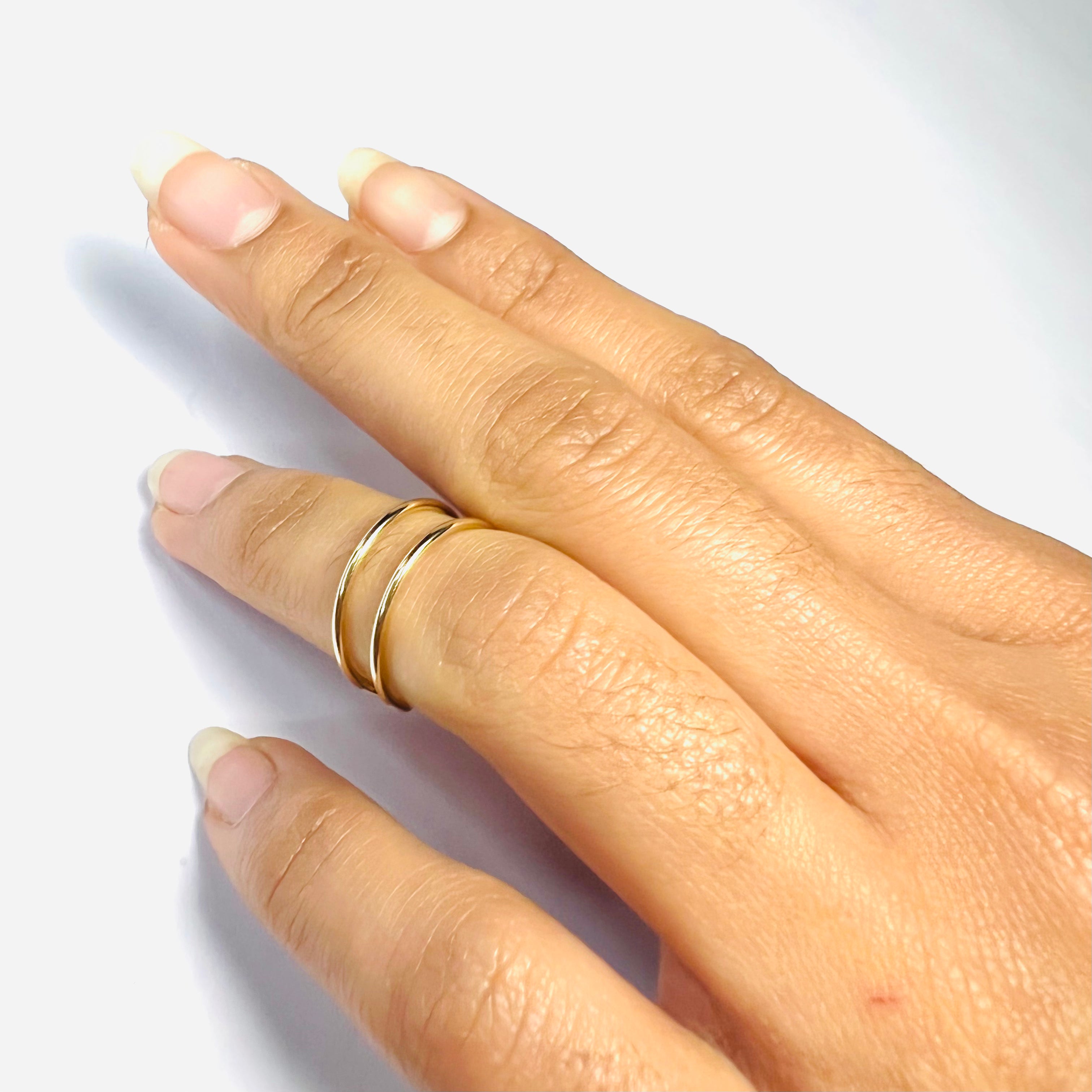 Cute! 14K Solid Yellow Gold Adjustable Toe Ring