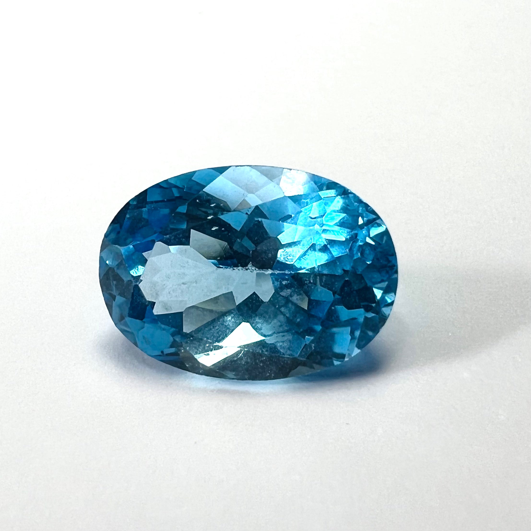 7.71CTW Loose Natural Oval Cut Topaz 14x10x7.4mm Earth mined Gemstone