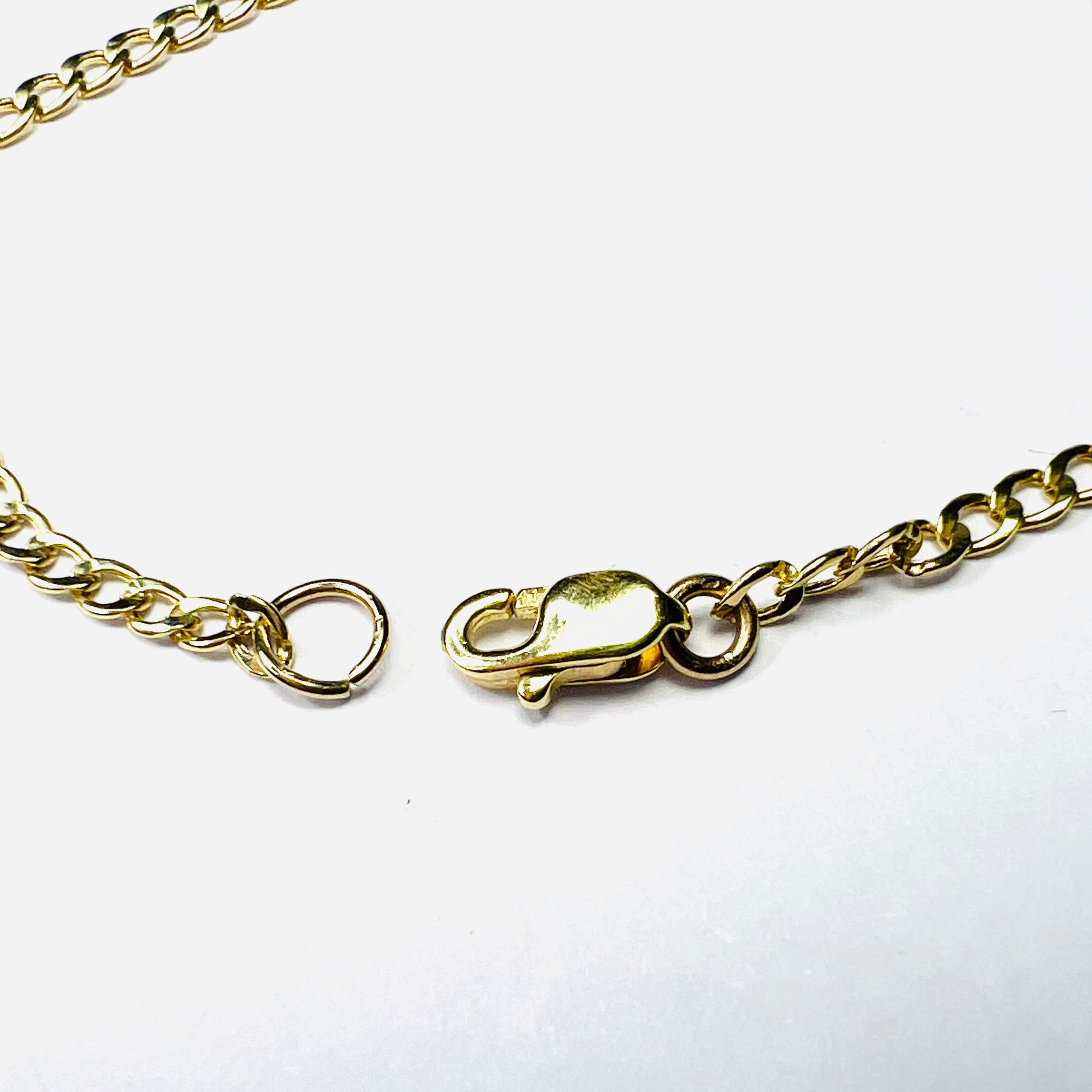 Rough Emerald Bracelet in Solid 14k Yellow Gold 7"